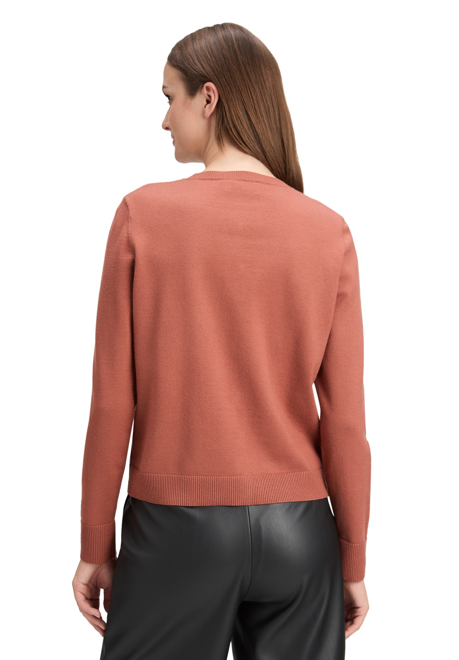 Cartoon Strickjacke »Damen mit Rundhalsausschnitt« 1 Stk.