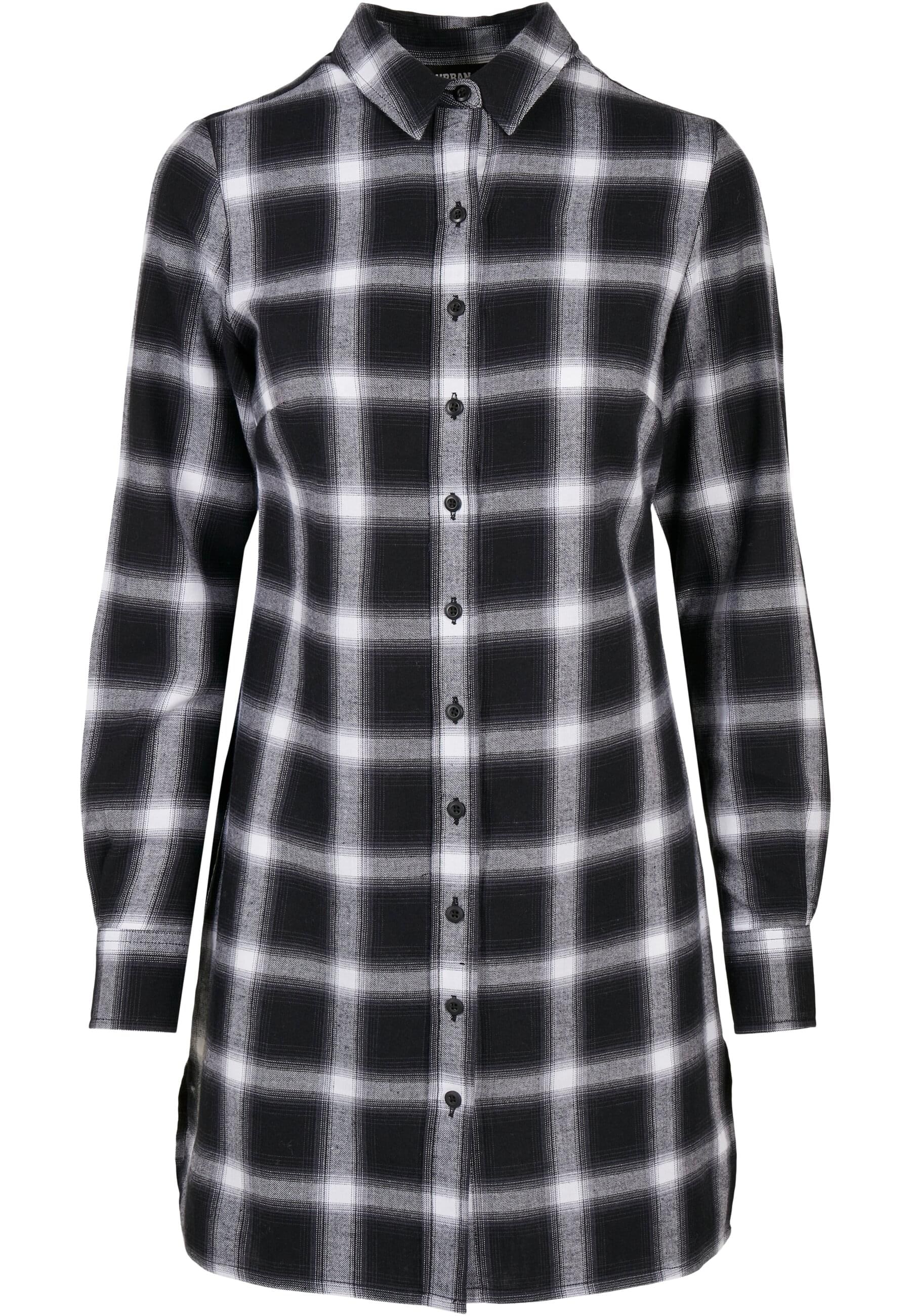 URBAN CLASSICS Shirtkleid "Urban Classics Damen Ladies Cotton Check Shirt D günstig online kaufen