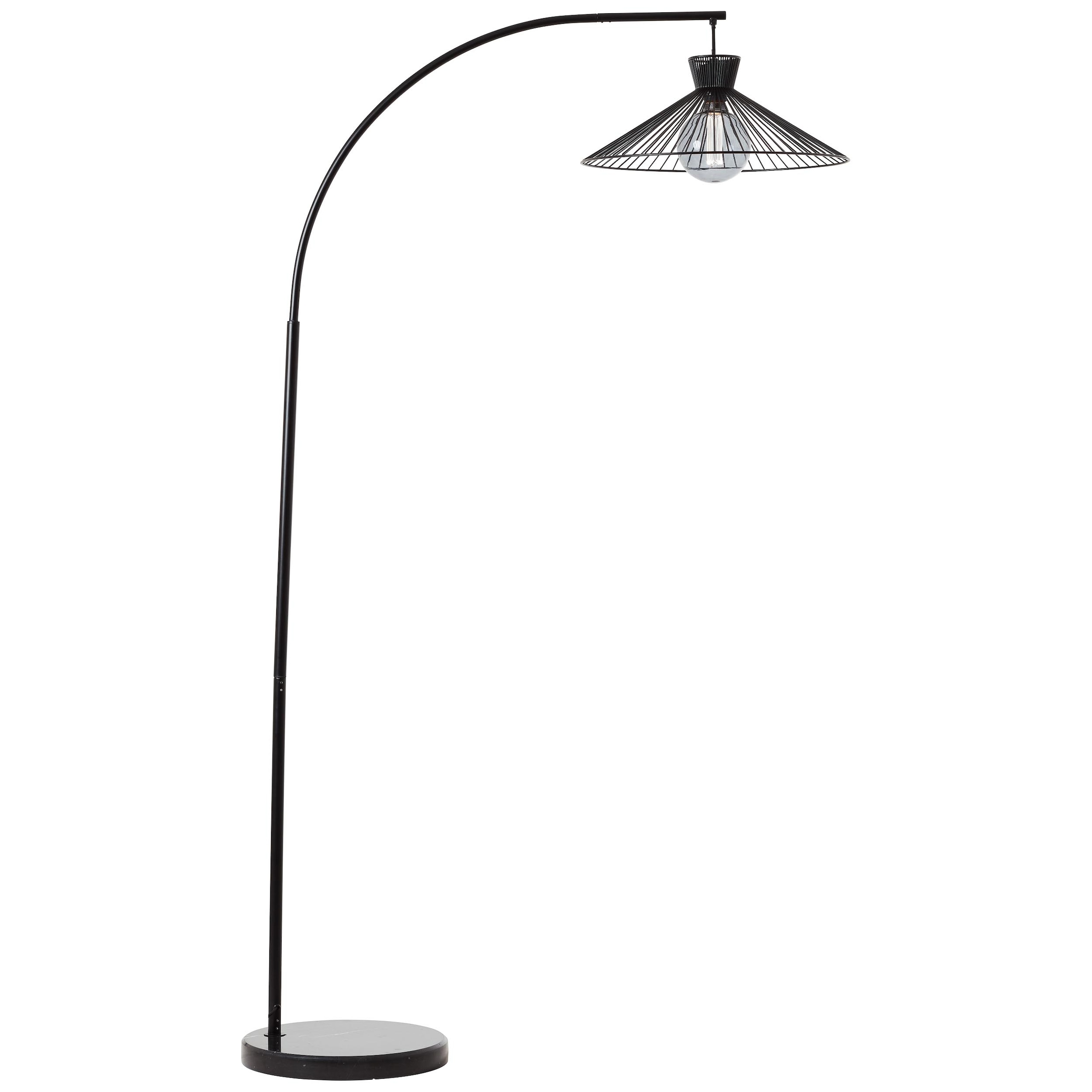 Brilliant Bogenlampe »Elmont«, 1 flammig-flammig, Bogenlampe 1,7m schwarz  matt | BAUR