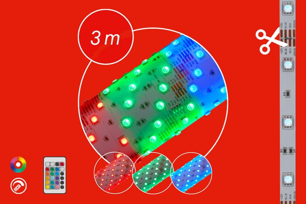 Briloner Leuchten LED dryžuotas »LED Superline«