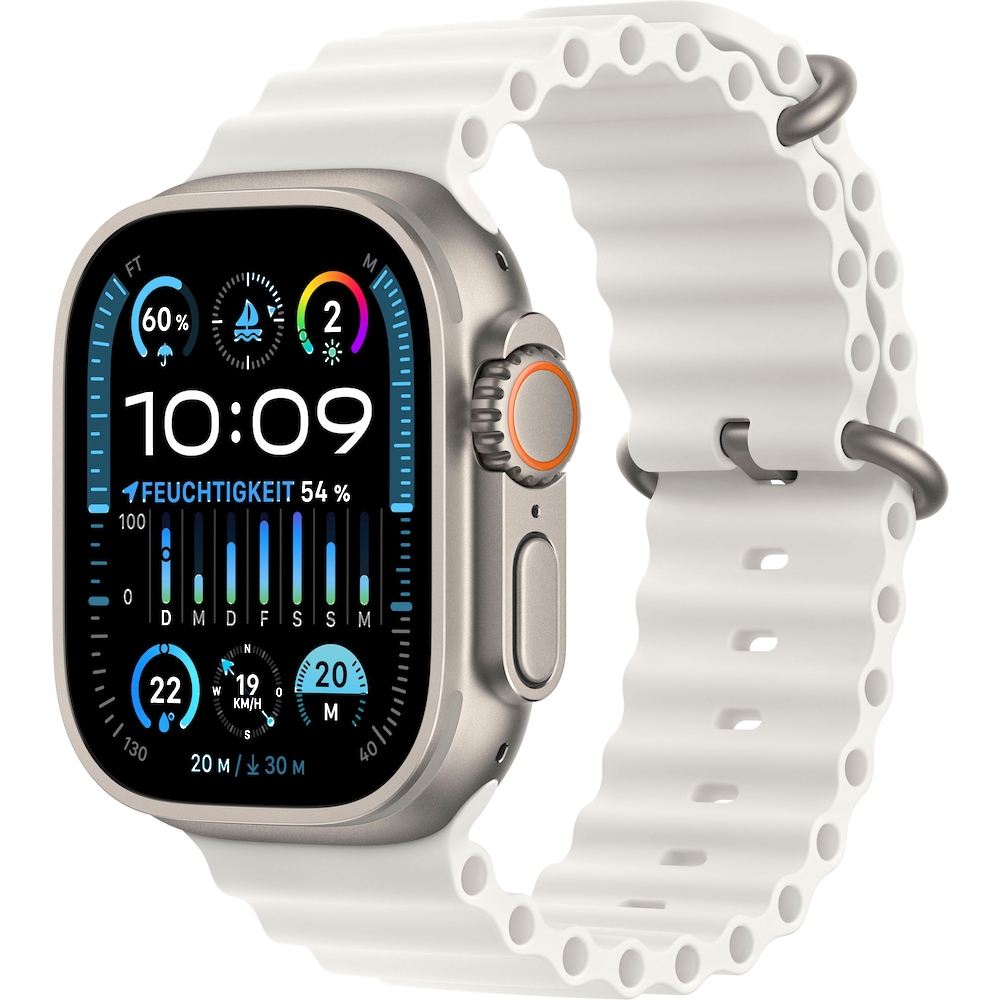 Smartwatch »Watch Ultra 2 GPS 49 mm + Cellular Titanium One-Size«, (Watch OS 10)