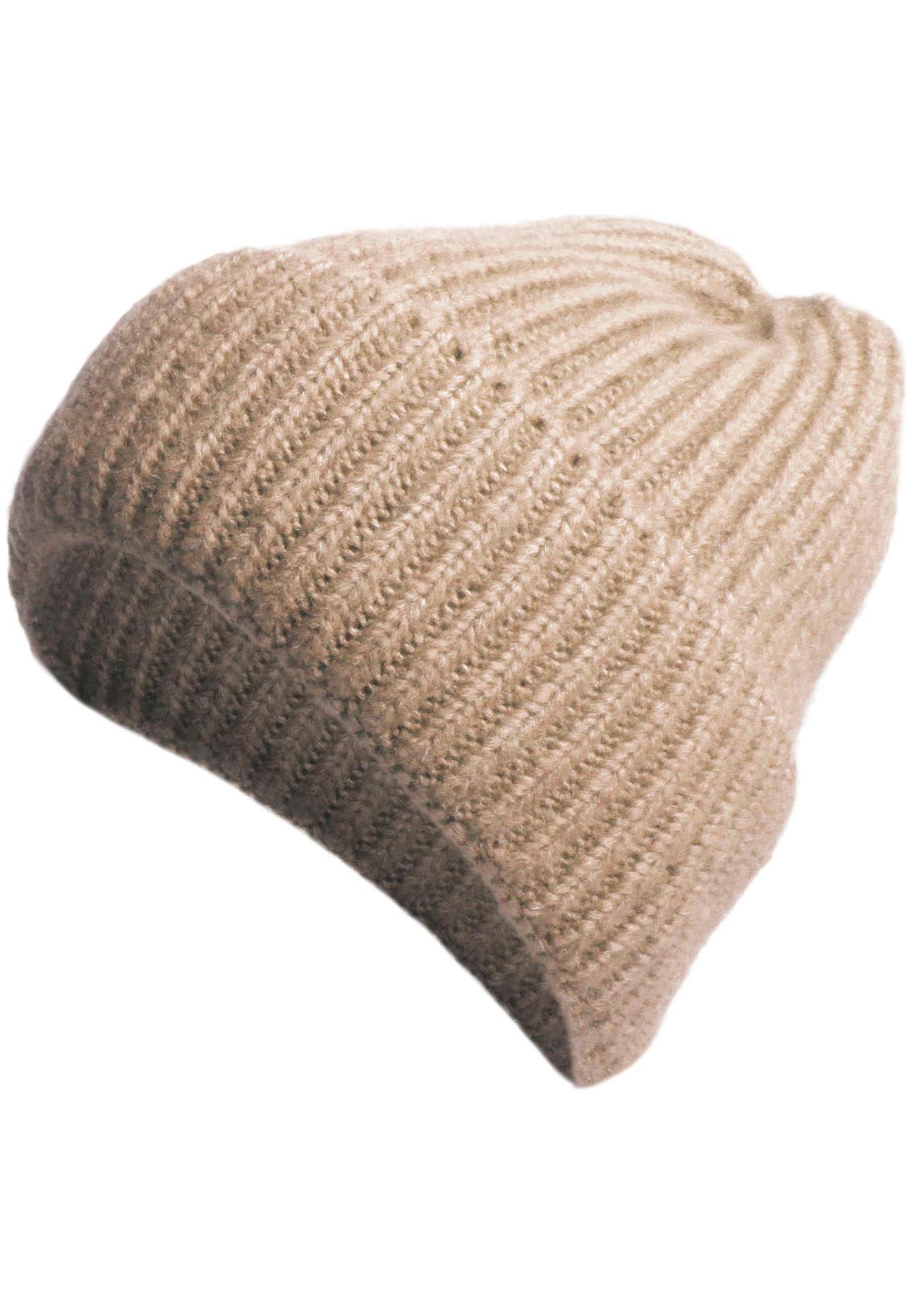 Capelli New York Megzta kepurė Basic-Style Rippenstrick...