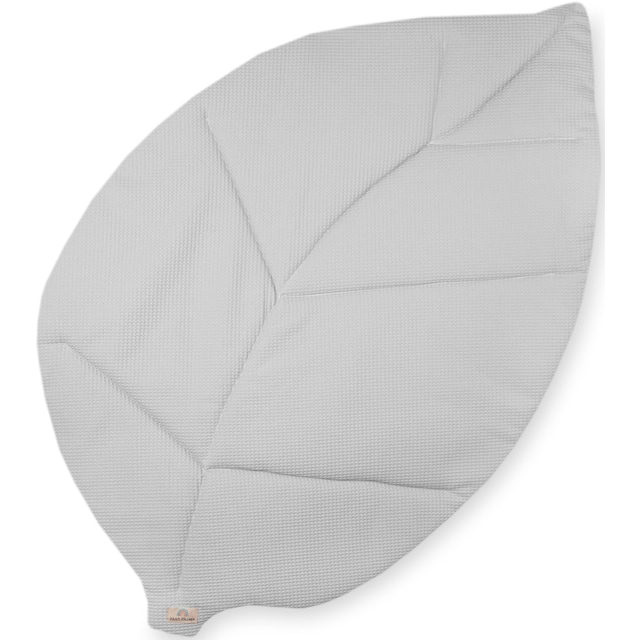 Julius Zöllner Krabbeldecke »Blatt Waffelpiqué, Light grey«, Made in Germany  auf Rechnung | BAUR