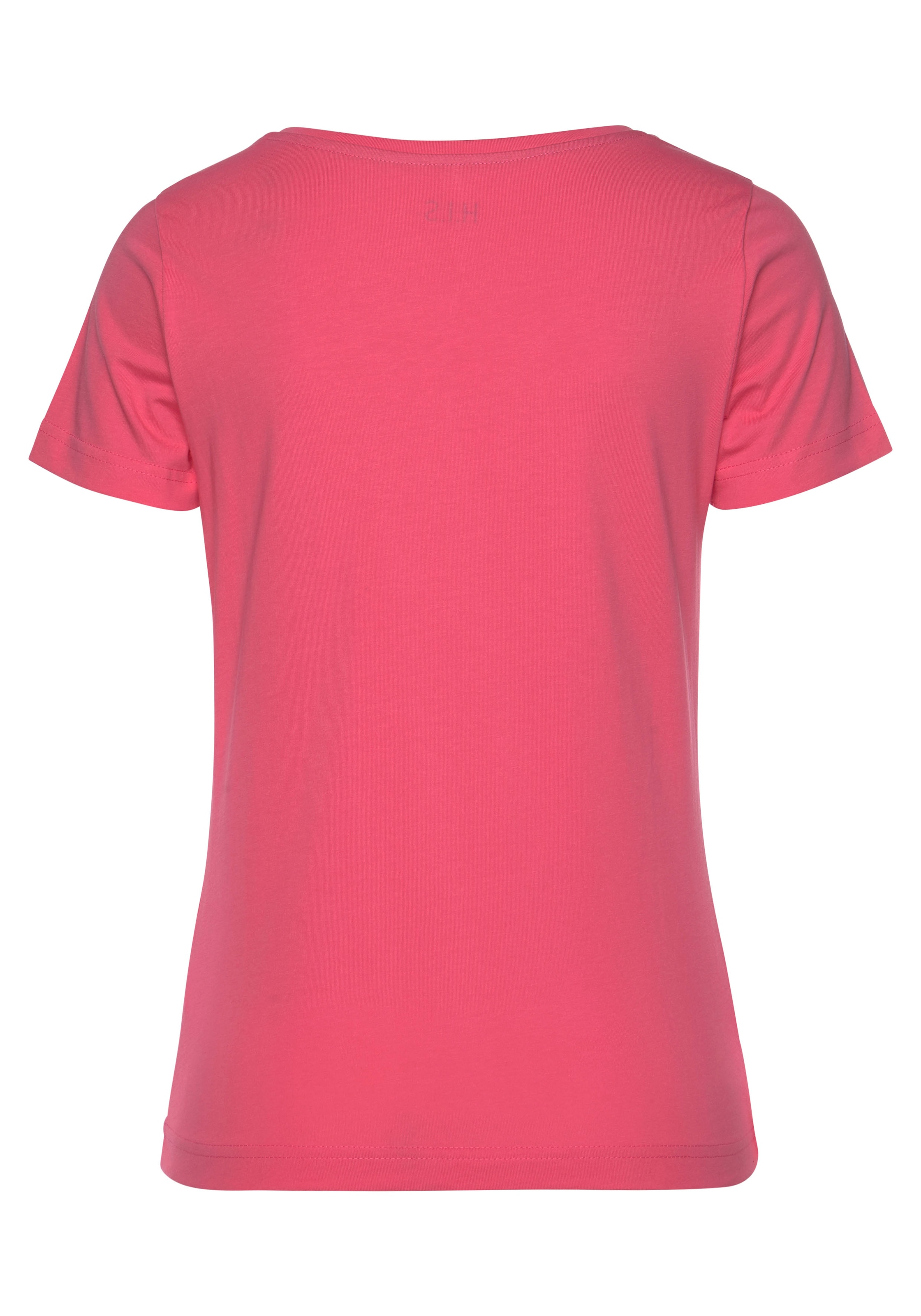 H.I.S T-Shirt »Essential-Basics«, (Spar-Set, 3er-Pack), hüftlange Passform, figurumspielender Schnitt, aus 100% Baumwolle