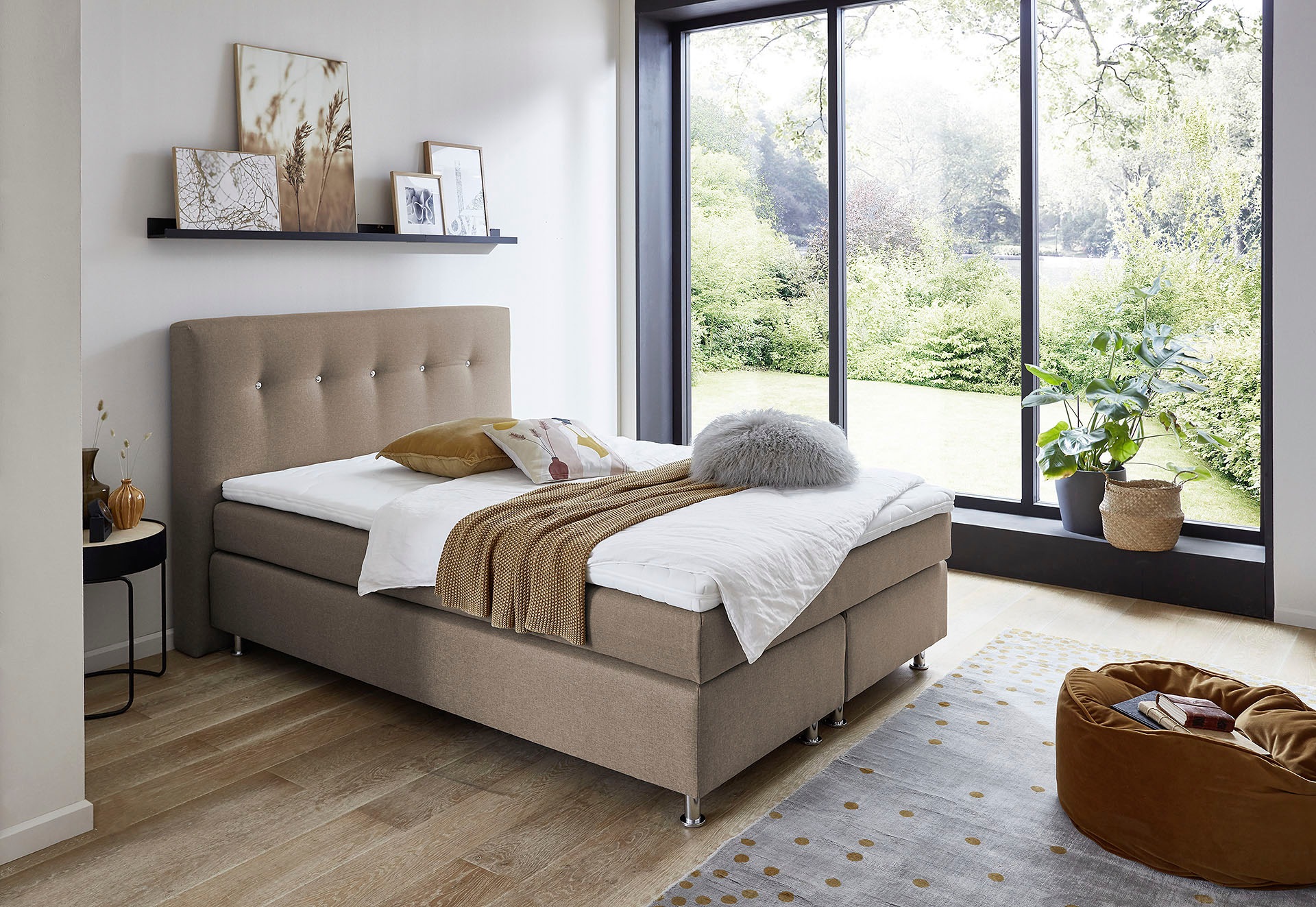 Westfalia Schlafkomfort Boxspringbett mit Topper günstig online kaufen