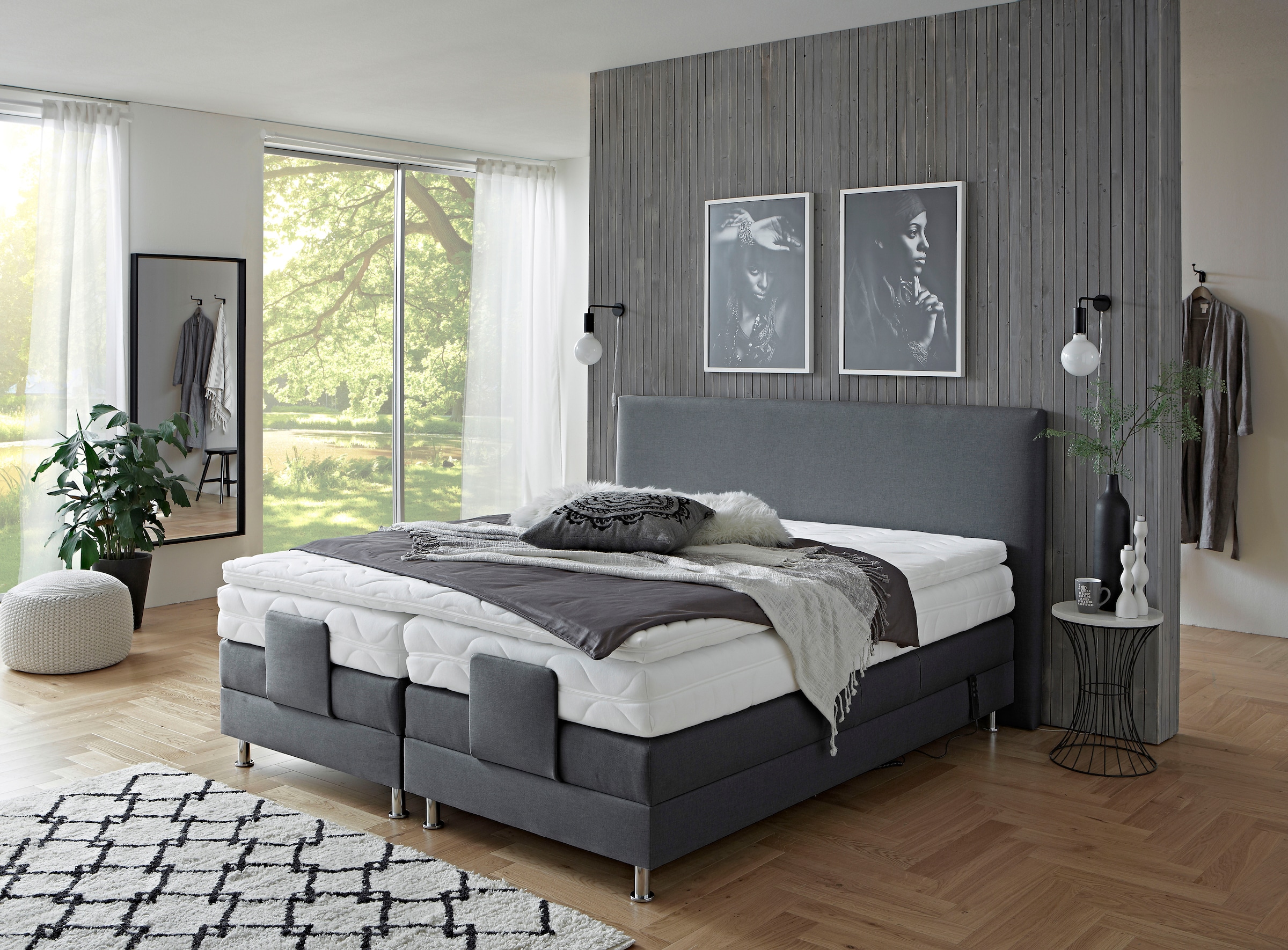 Thumbnail - Westfalia Schlafkomfort Boxbett "Lissabon wahlweise in den Breiten 160x200cm, 180x200cm & 200x200cm"