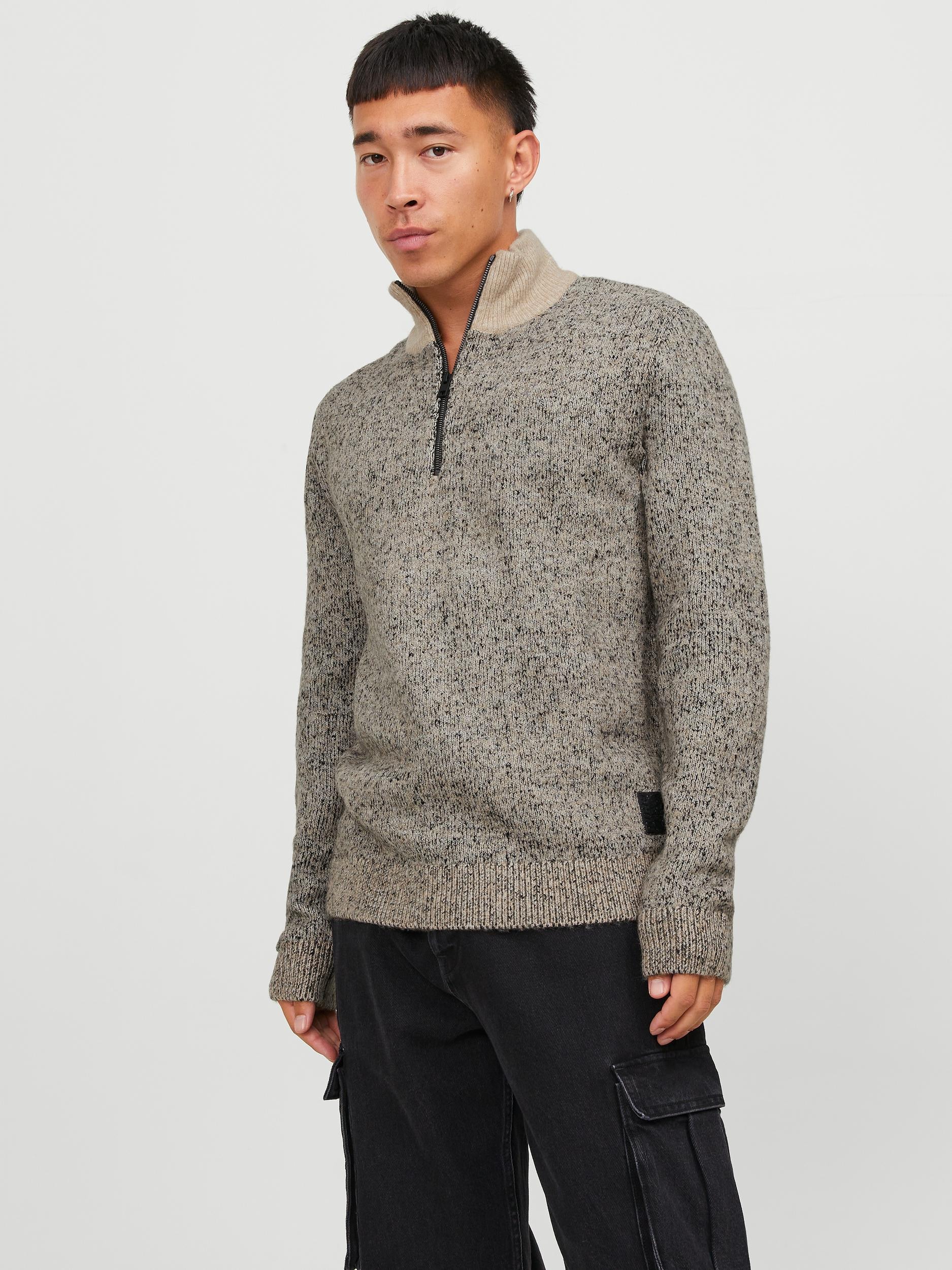 Jack & Jones Troyer "JCOSPACE KNIT HALF ZIP SN"