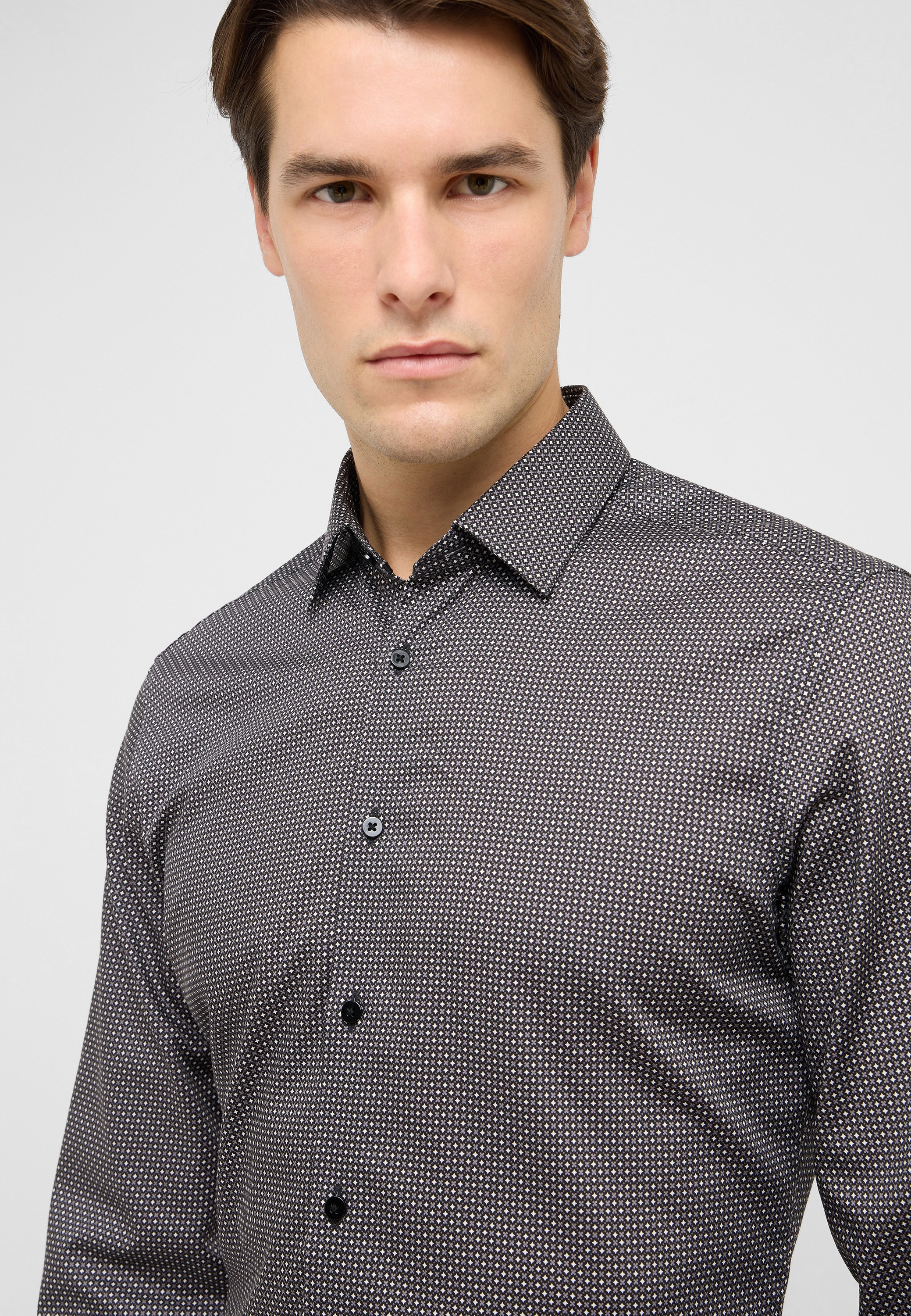 Eterna Langarmhemd »SLIM FIT« NON IRON (bügelfrei)