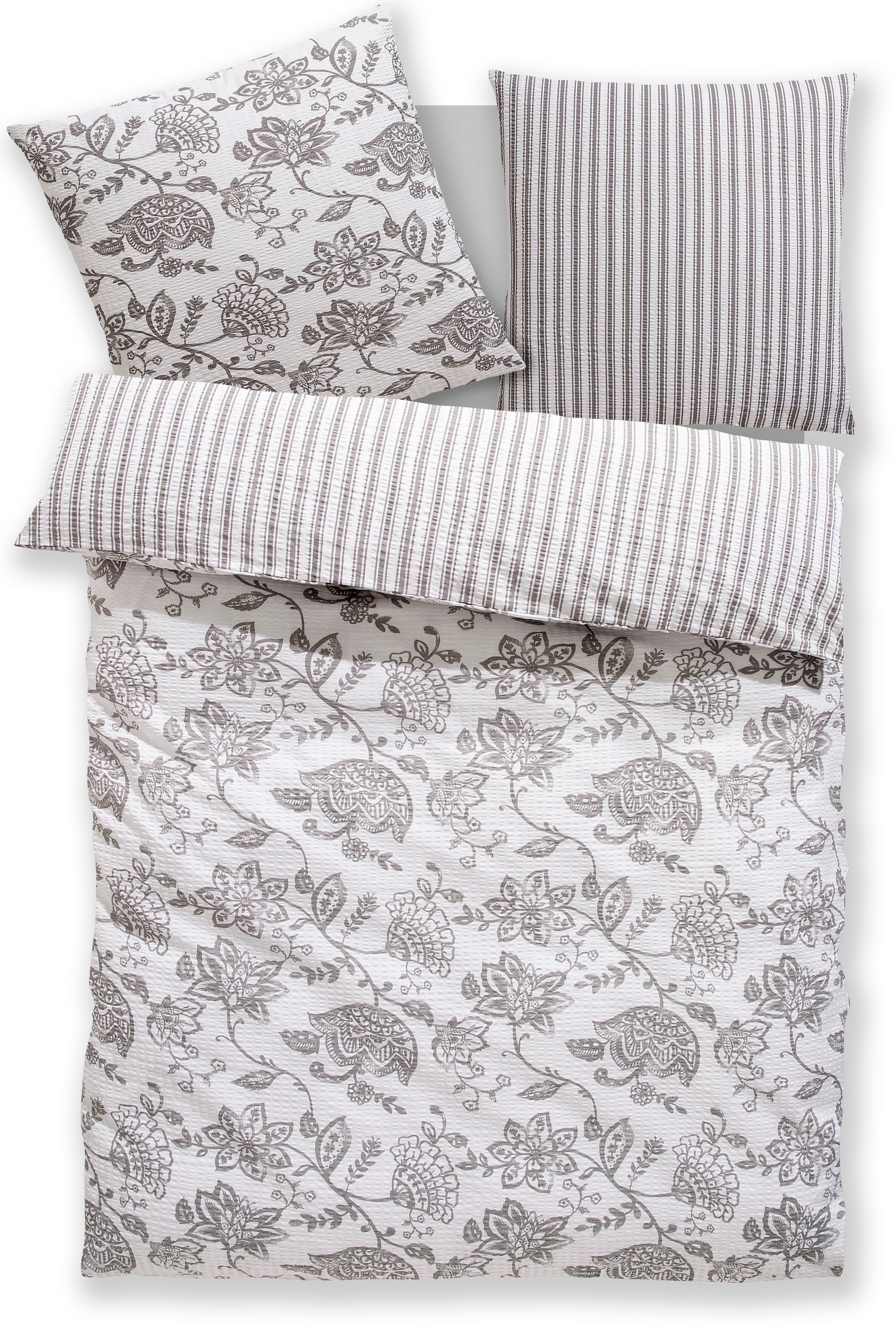 andas Bettwäsche "Nordby" 2 Stk. tlg. Bettwäsche aus Baumwolle, skandinavis günstig online kaufen