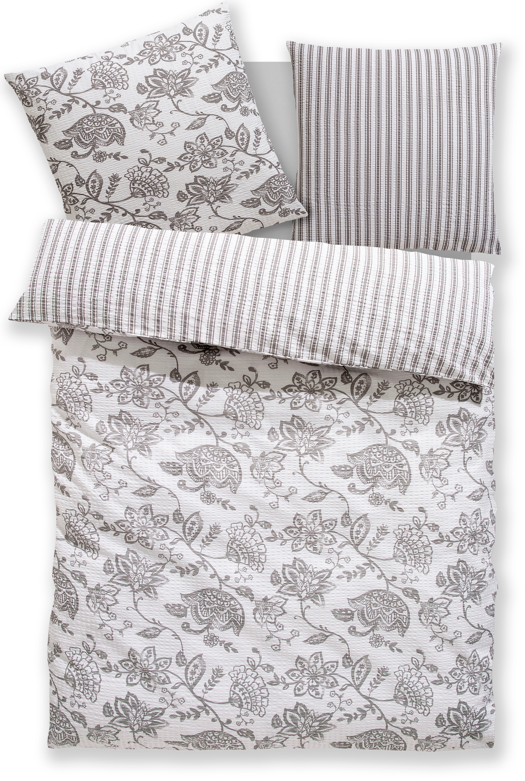 OTTO home Bettwäsche "Nordby" 2 Stk. Bettwäsche aus Baumwolle, skandinavisc günstig online kaufen