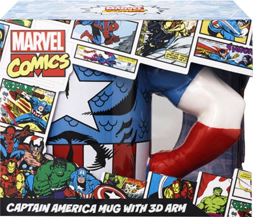 Tasse »Captain America Tasse 3D Arm«