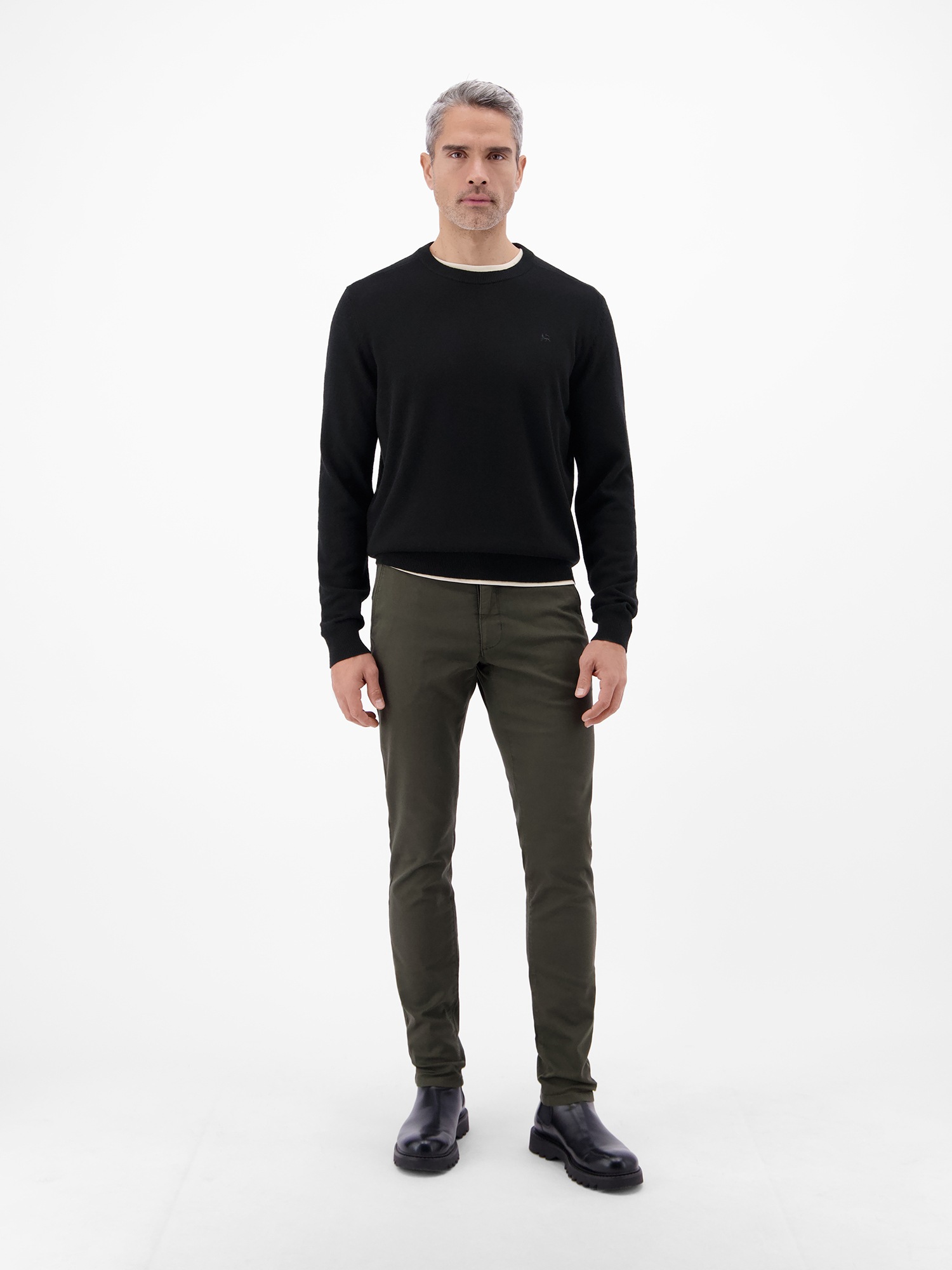 LERROS Strickpullover »Strickpullover aus Woll-Kaschmir-Mix, stilvoll und entspannt«