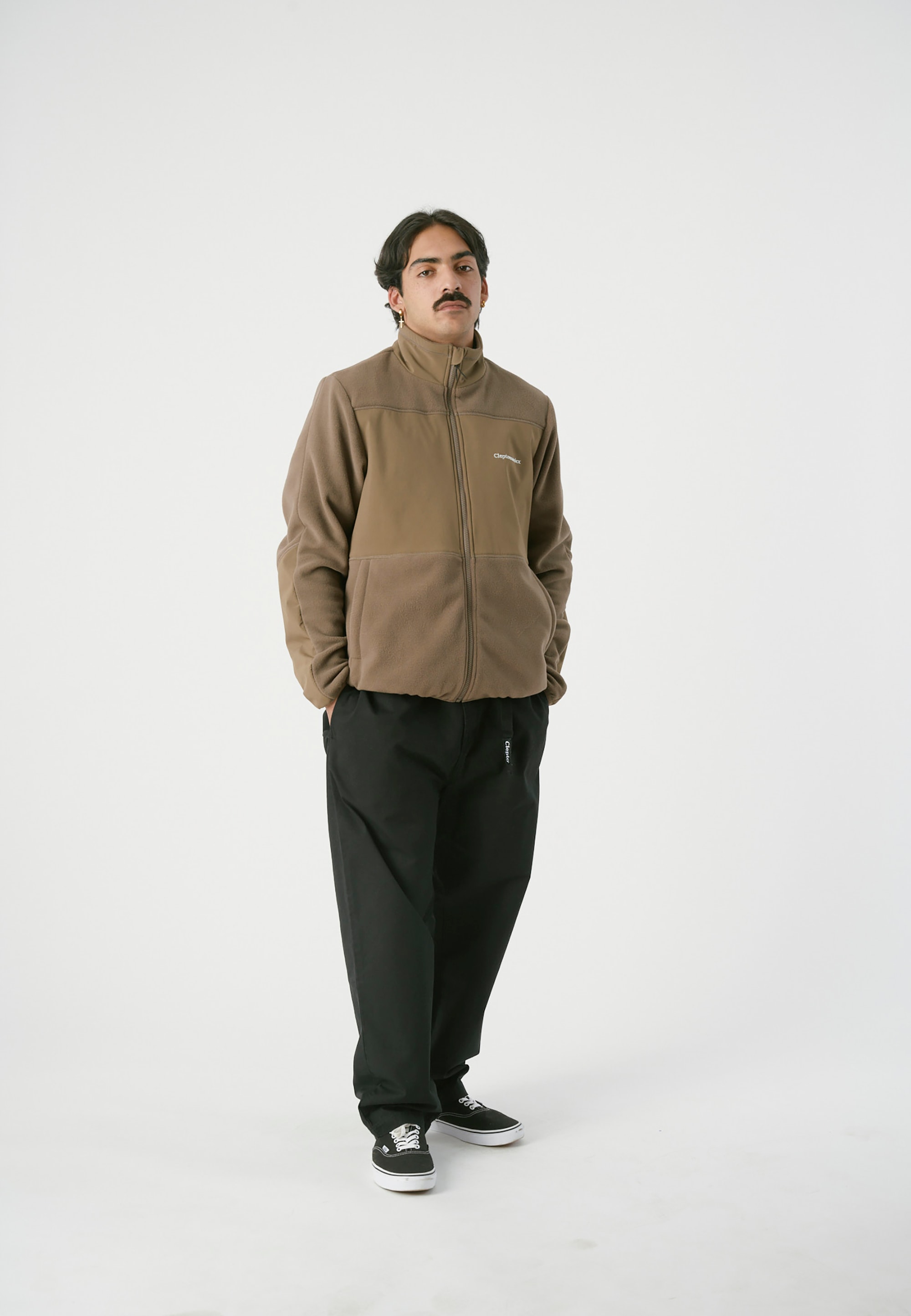 Cleptomanicx Fleecejacke »Deck«, mit geräumigen Taschen