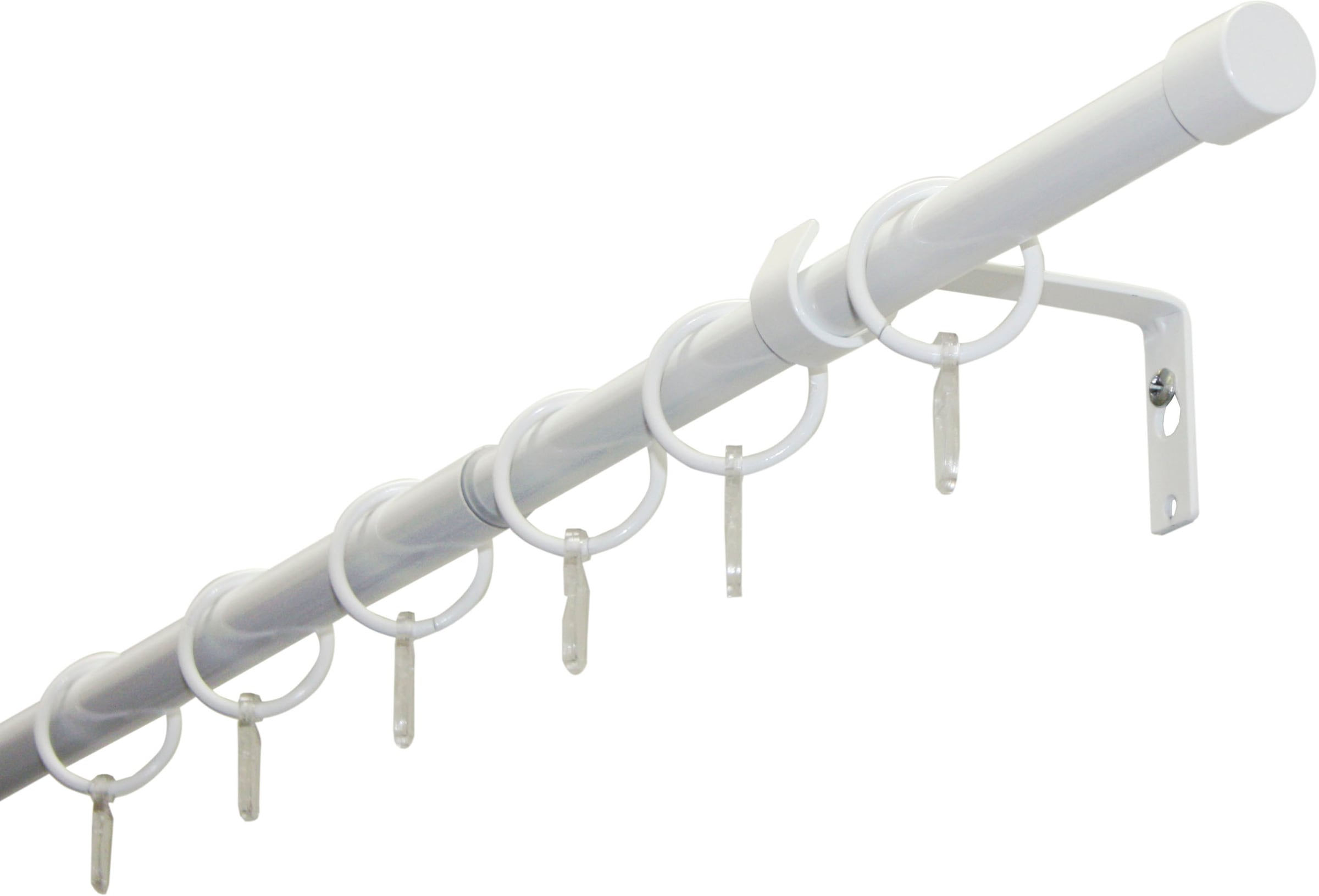 GARDINIA Gardinenstange "Set Metall" Ø 19 mm 1 läufig-läufig ausziehbar 1-L günstig online kaufen