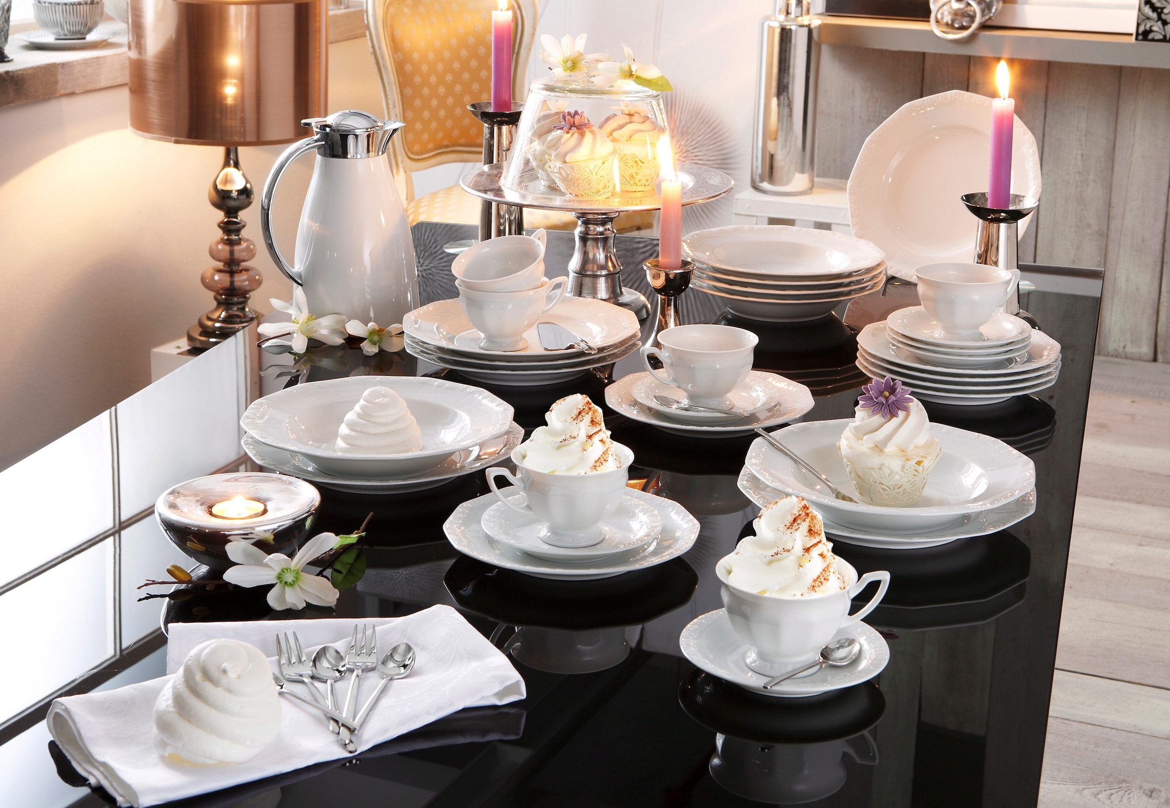 Rosenthal Kaffeeservice »Geschirr-Set, Service Maria«, (Set, 18 tlg.), 18 Teile, für 6 Personen