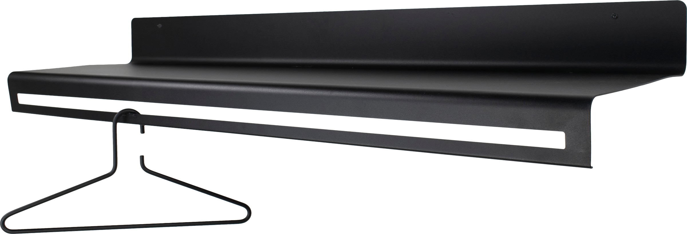 Spinder Design Garderobenleiste »SWAY 120«, (1 St.), 2-in-1 Wandregal + Garderobe