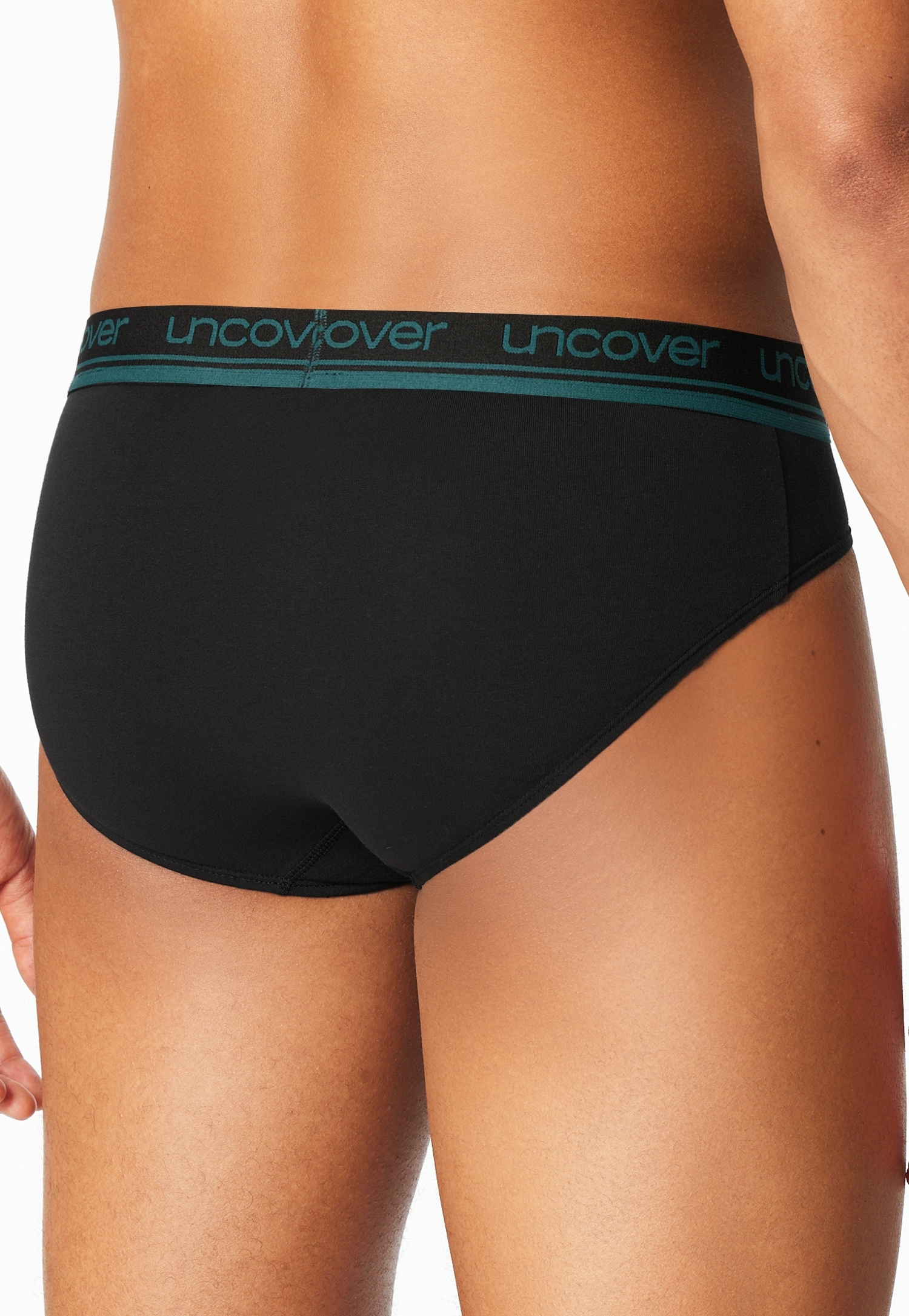 uncover by SCHIESSER Rioslip »Uncover Cotton« 3er Pack,  ohne Eingriff, elastisch, Single Jersey-Qualität, Logo-Bund