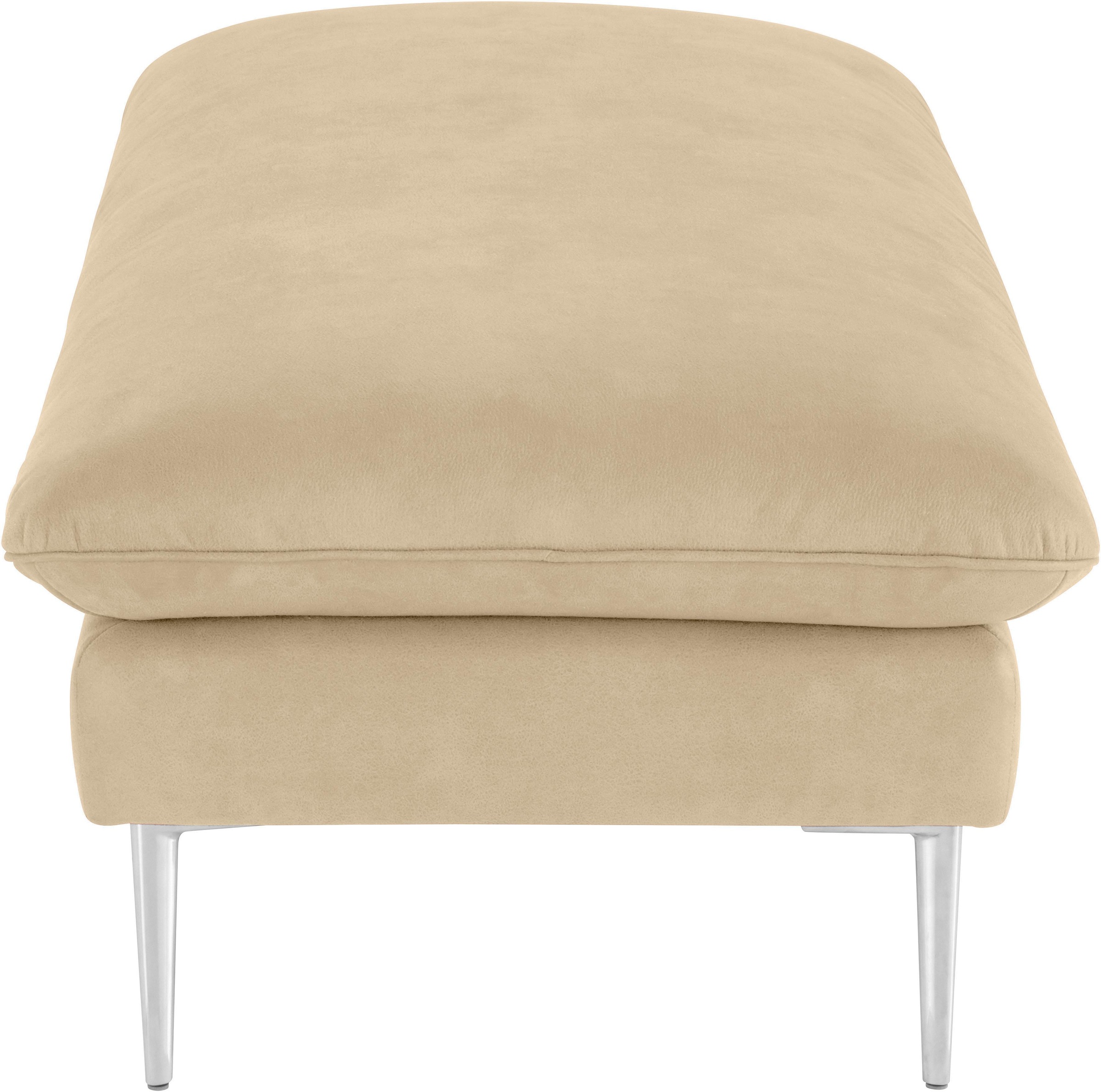 W.SCHILLIG Hocker »enjoy&MORE«, Füße Chrom glänzend, Breite 151 cm