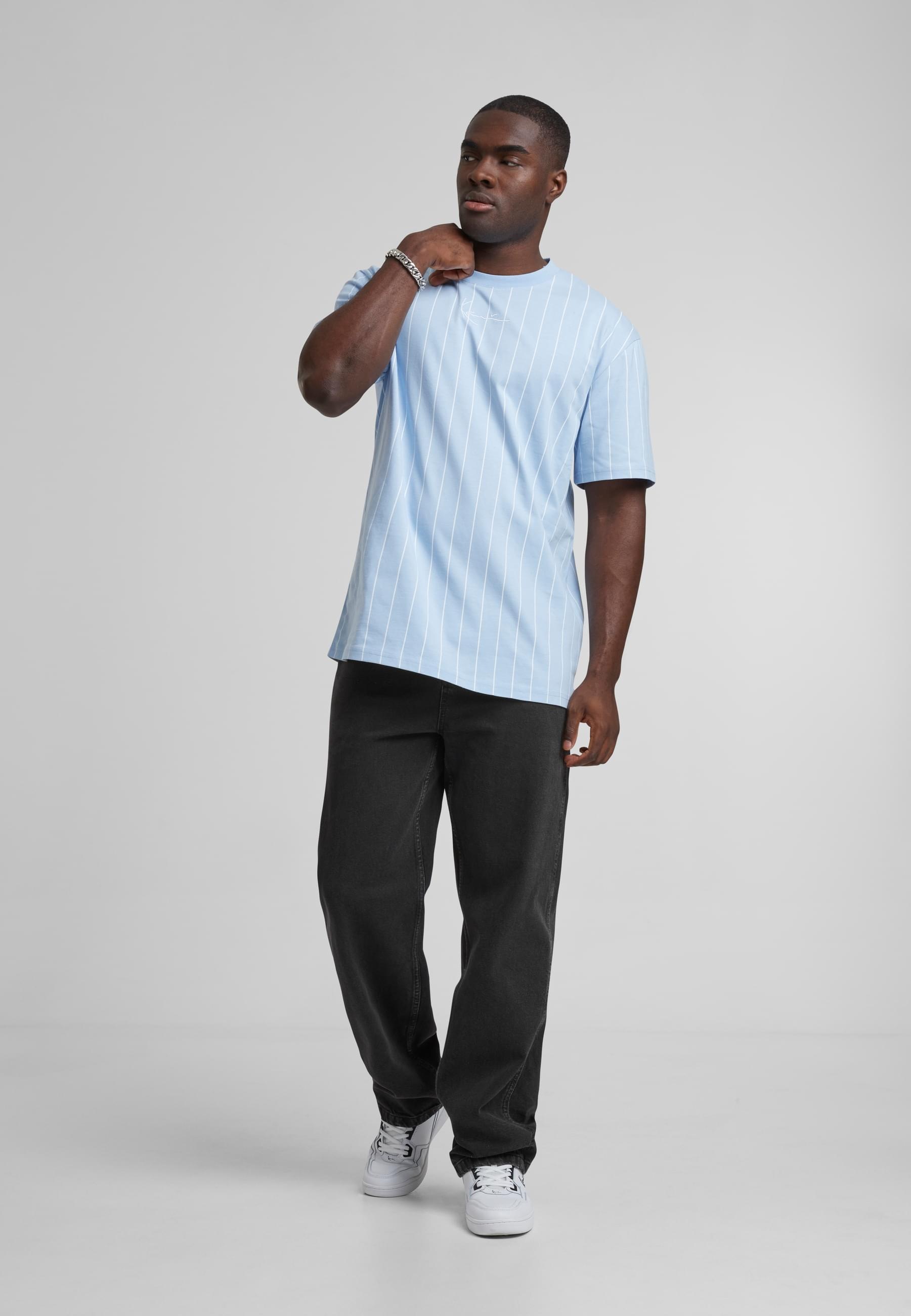 Karl Kani T-Shirt »Karl Kani Small Signature Essential Pinstripe Tee«, (1 tlg.)