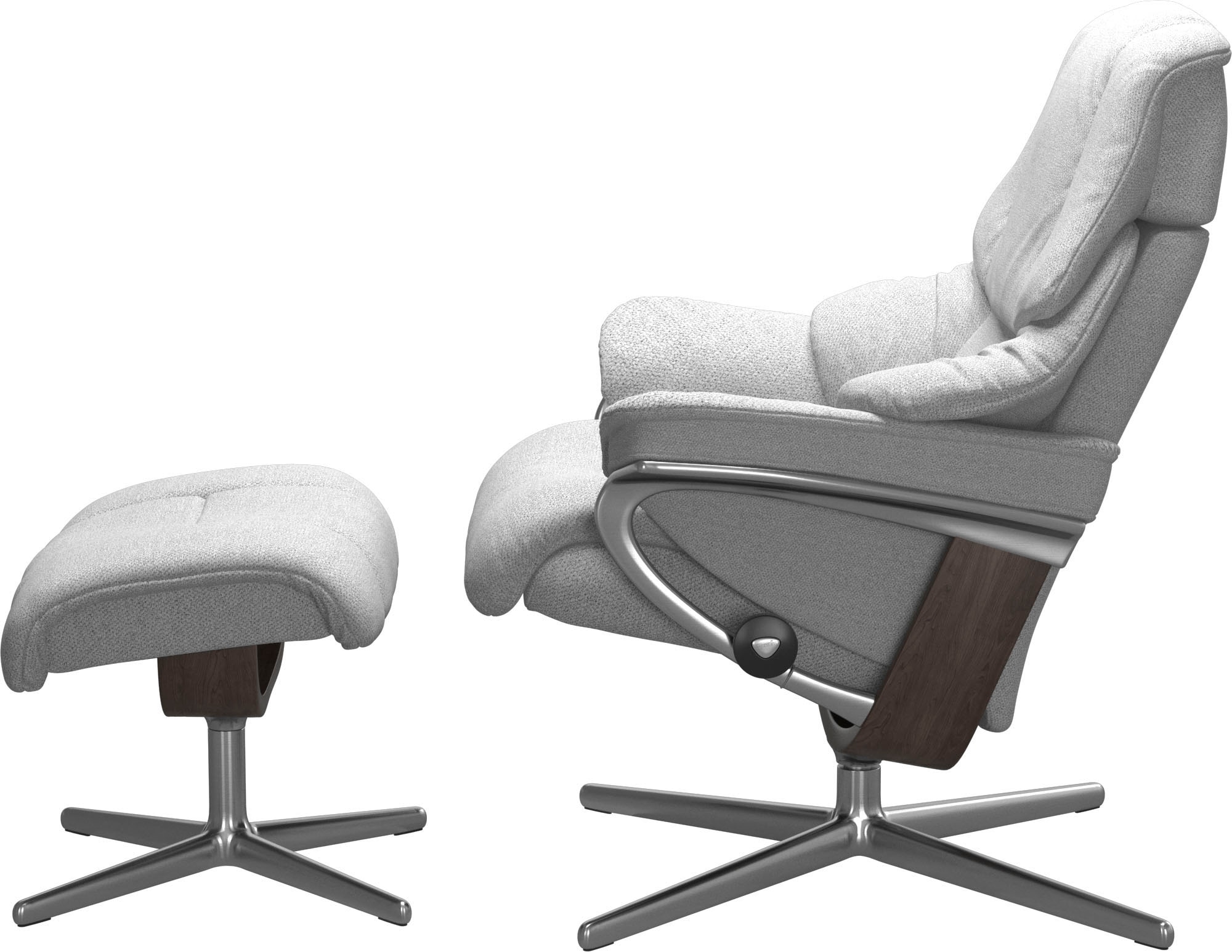 Stressless® Fußhocker »Reno«, mit Cross Base, Größe S, M & L, Holzakzent Wenge