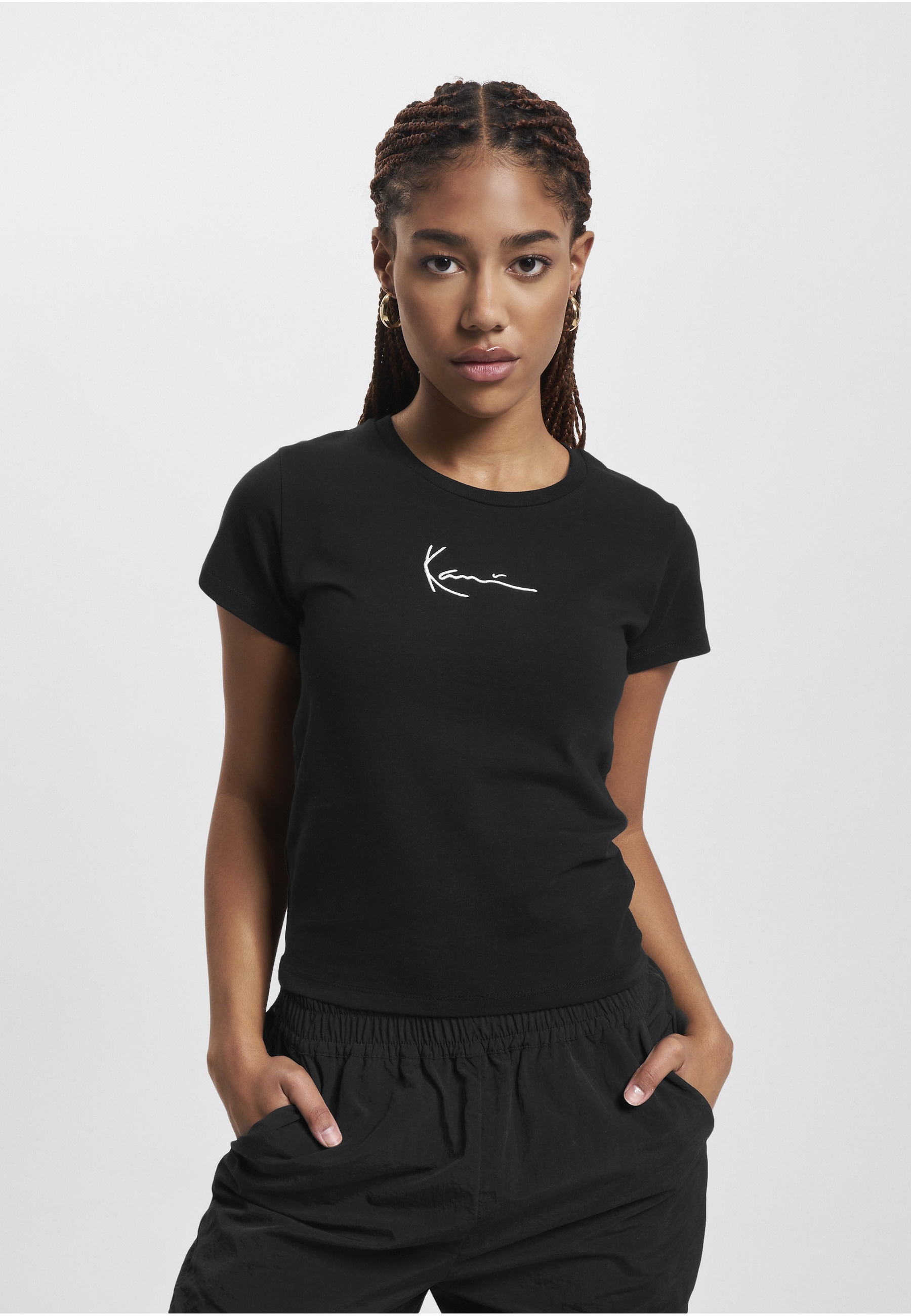Karl Kani T-Shirt »Karl Kani Damen Small Signature 3-Pack Essential Tight Tee« 1 Stk.