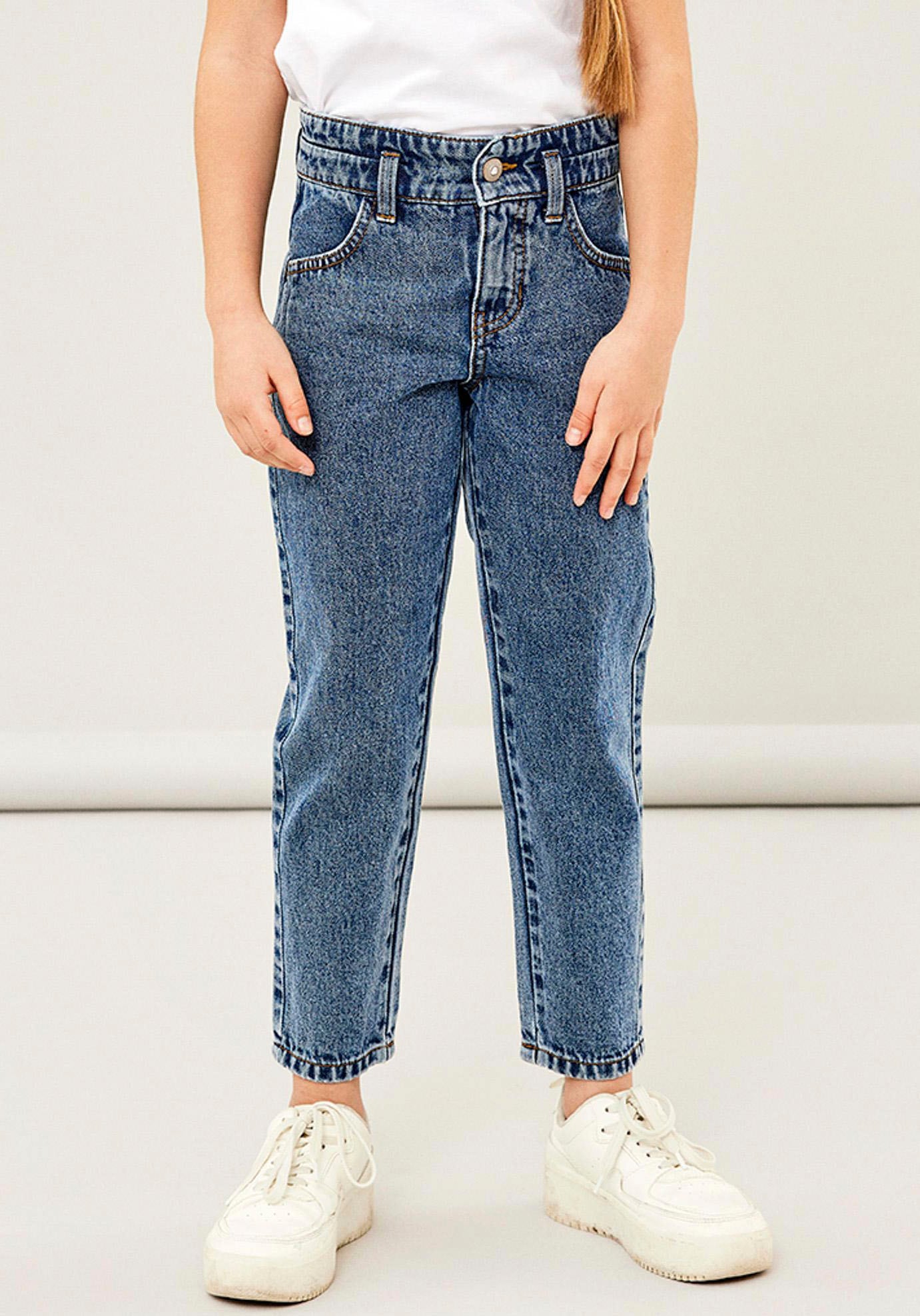 High-waist-Jeans »NKFBELLA HW MOM AN JEANS 1092-DO NOOS«