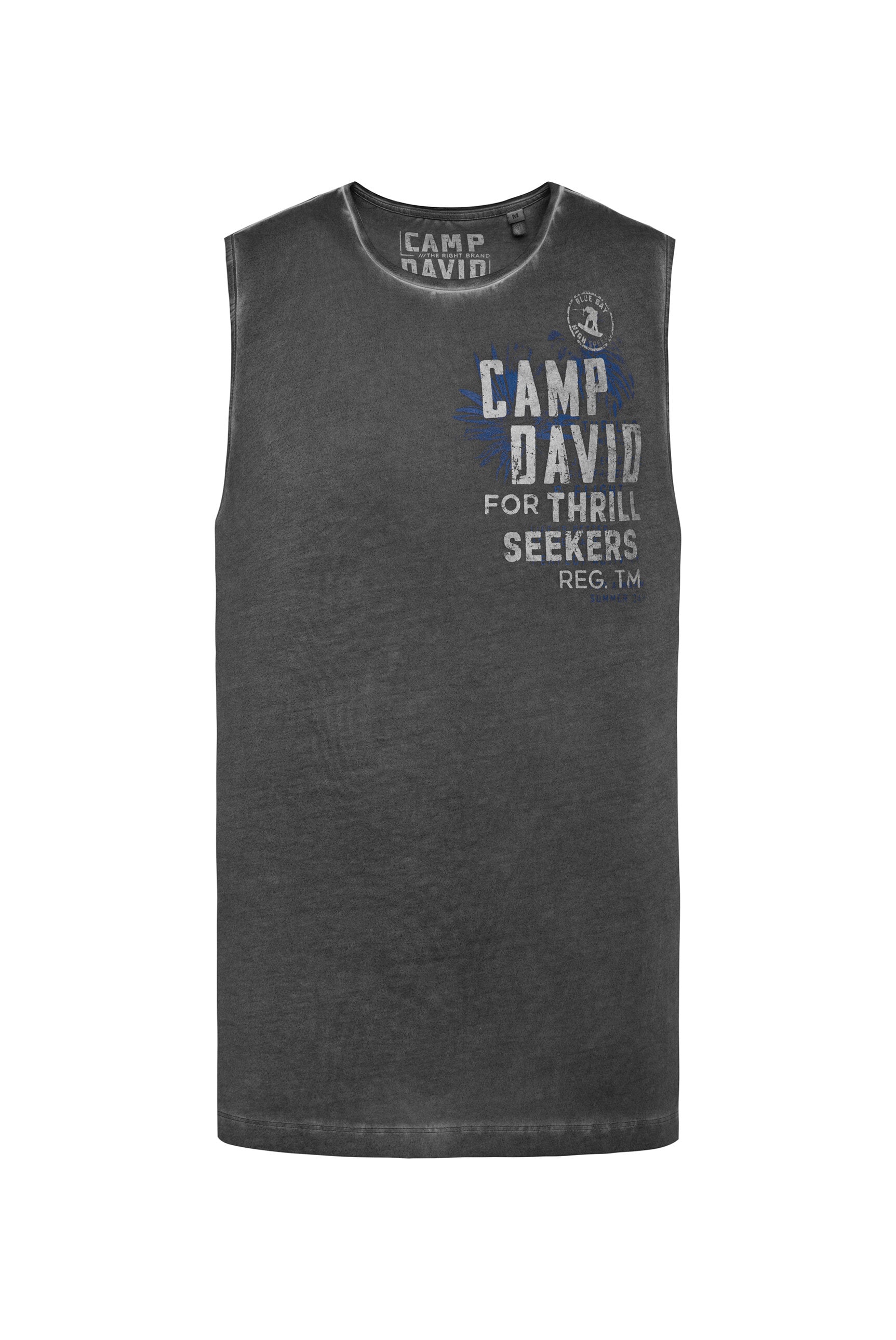CAMP DAVID Tanktop, mit Oil-Dyed-Färbung