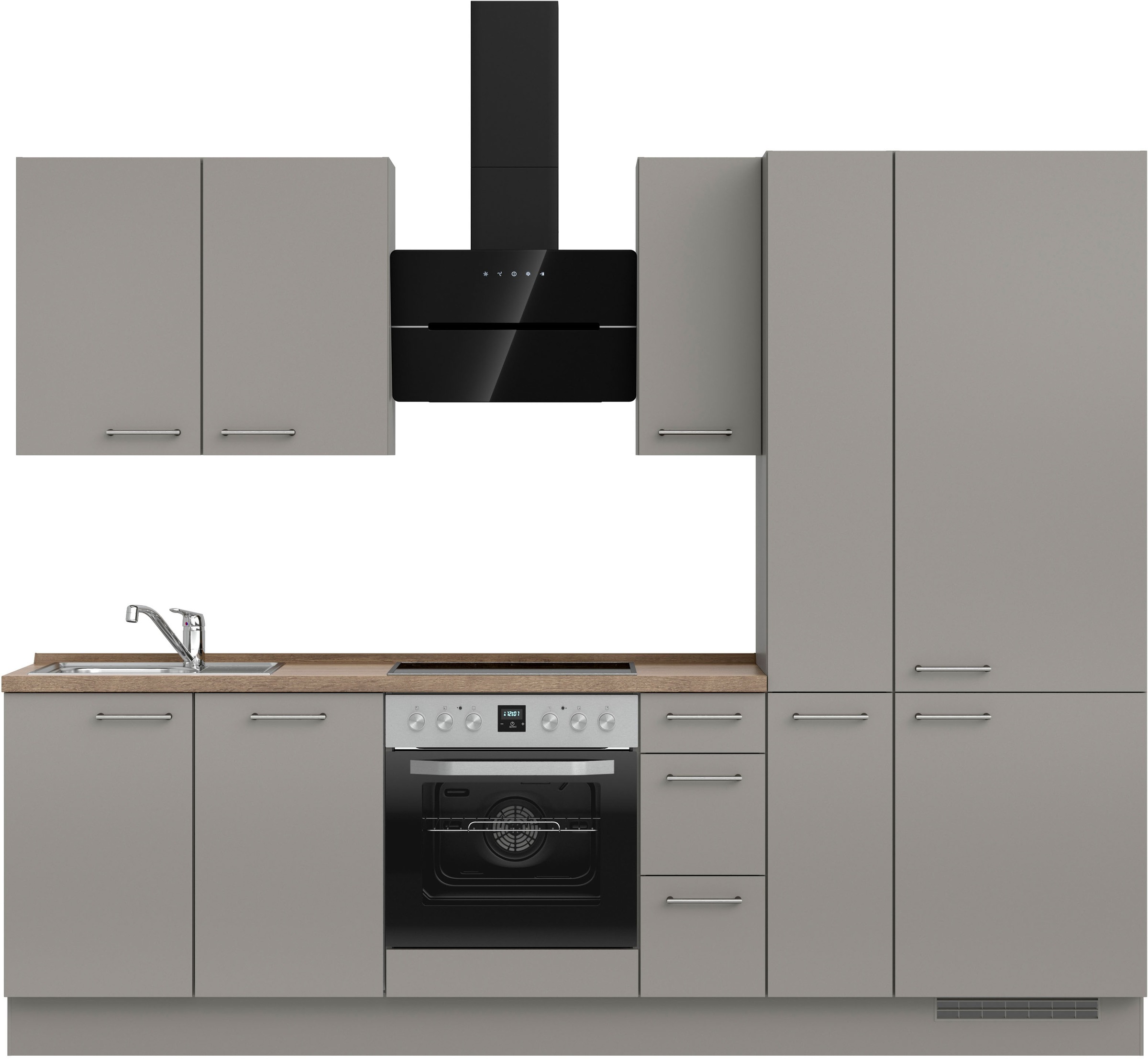 nobilia Küchenzeile ""Laser II", Ausrichtung wählbar, Breite 270 cm" vormon günstig online kaufen