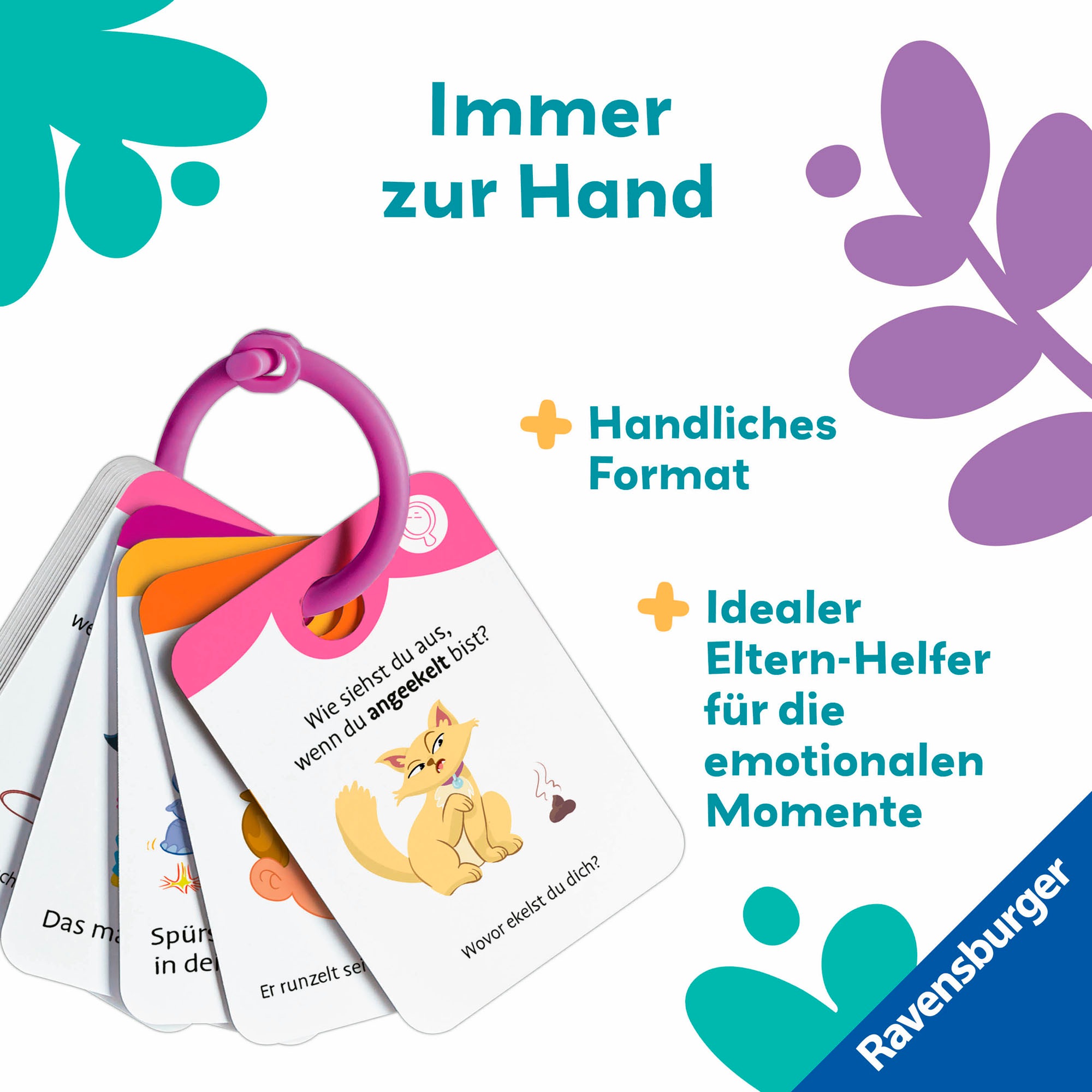 Ravensburger Spiel »Play+ Spiel & Mach mit! Karten: Entdecke die Gefühle«