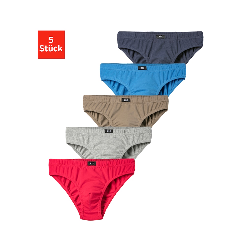 H.I.S Slip, (Packung, 5 St.), für Jungen, bequemer Basic für jeden Tag