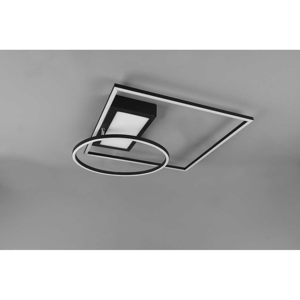 TRIO Leuchten LED Deckenleuchte »Downey«, 1 flammig-flammig, Lichtfarbe stufenlos einstellbar, Memory Funktion, intgrierter Dimmer