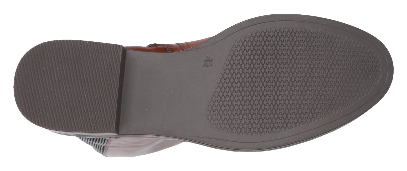 Caprice Stiefel, Blockabsatz, Langschäfter, Businessstiefel in bequemer Weite