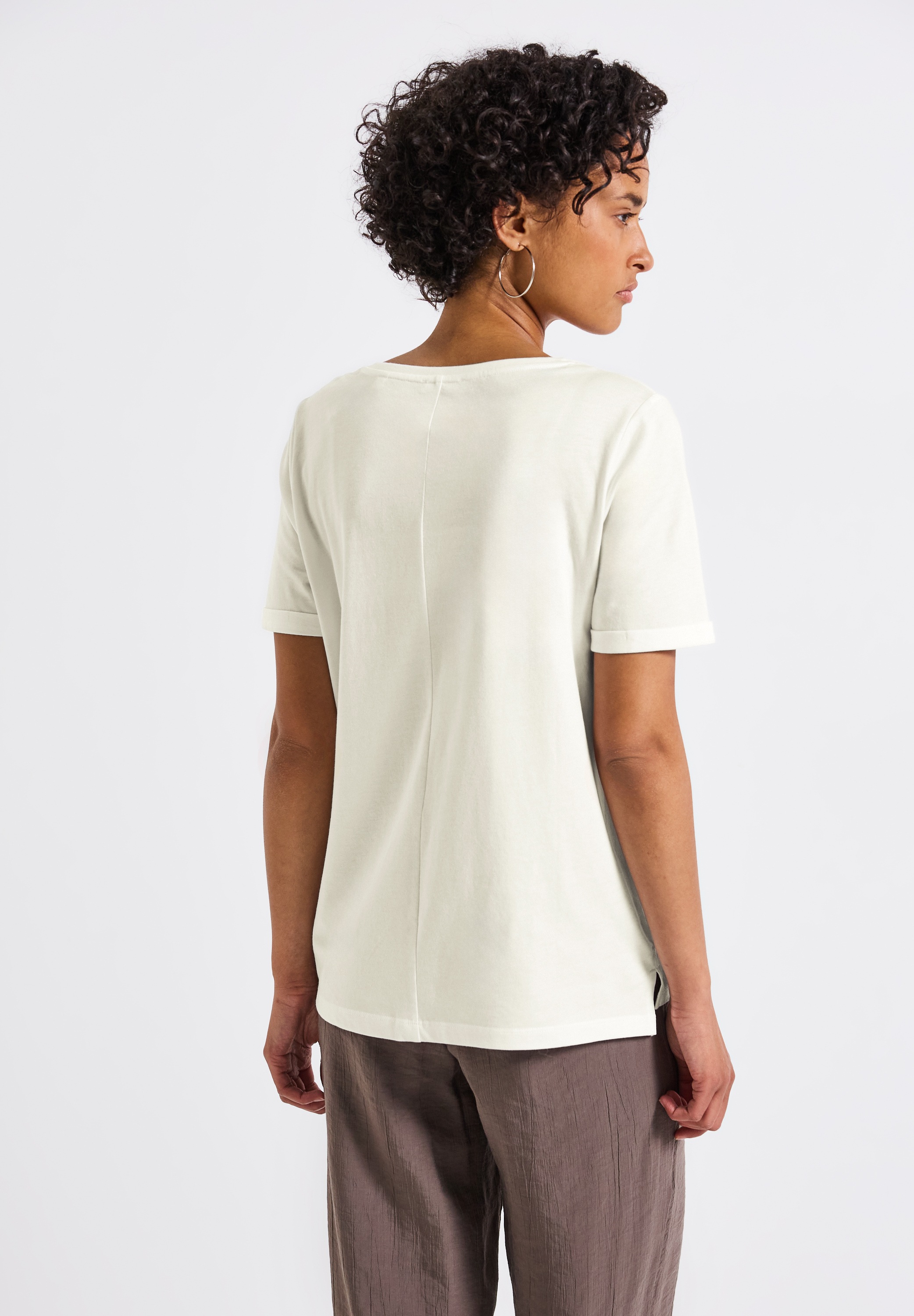 STREET ONE T-Shirt, mit U-Boot-Ausschnitt günstig online kaufen