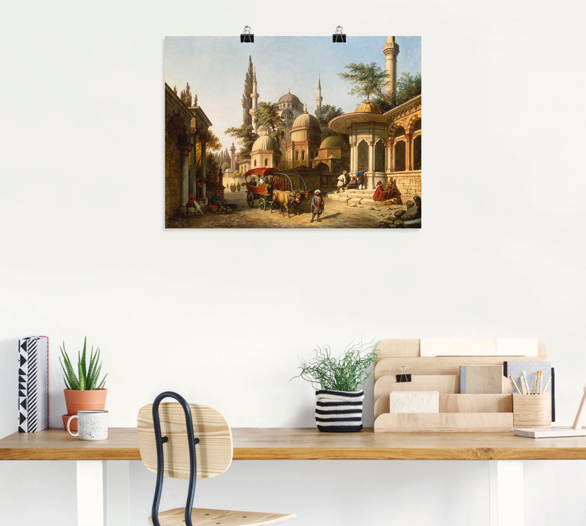 Artland Wandbild "Ansicht einer Moschee in Istanbul", Gebäude, (1 St.), als günstig online kaufen