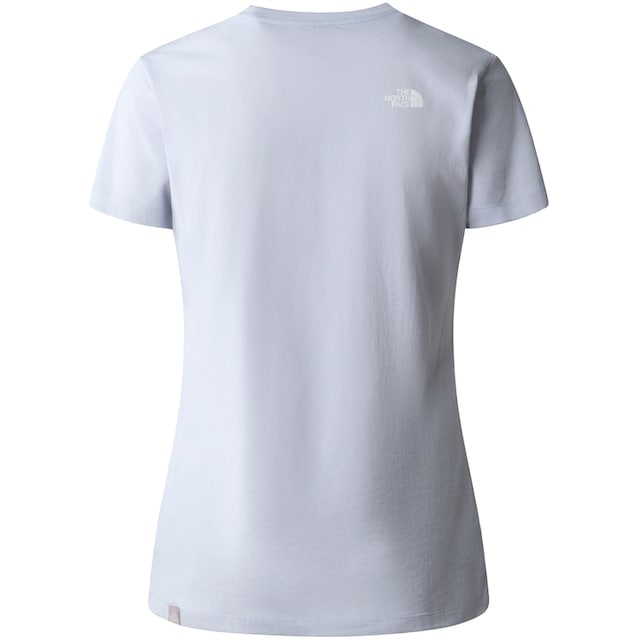 The North Face T-Shirt »EASY TEE«, im hüftlangen Schnitt online kaufen |  BAUR