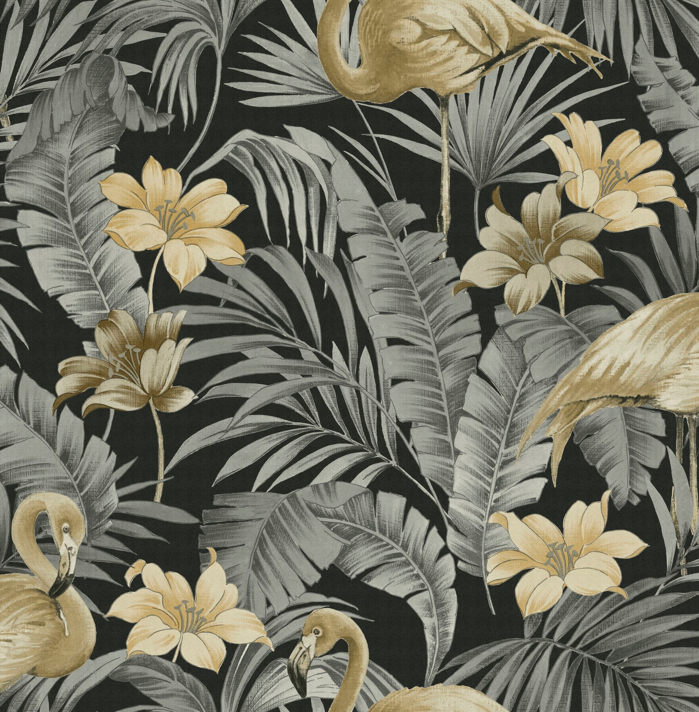 Superfresco Easy Vliestapete "Superfresco Easy Sandrine Tropics Dark" geblümt geprägt Superfresco Easy Sandrine Tropics Dark
