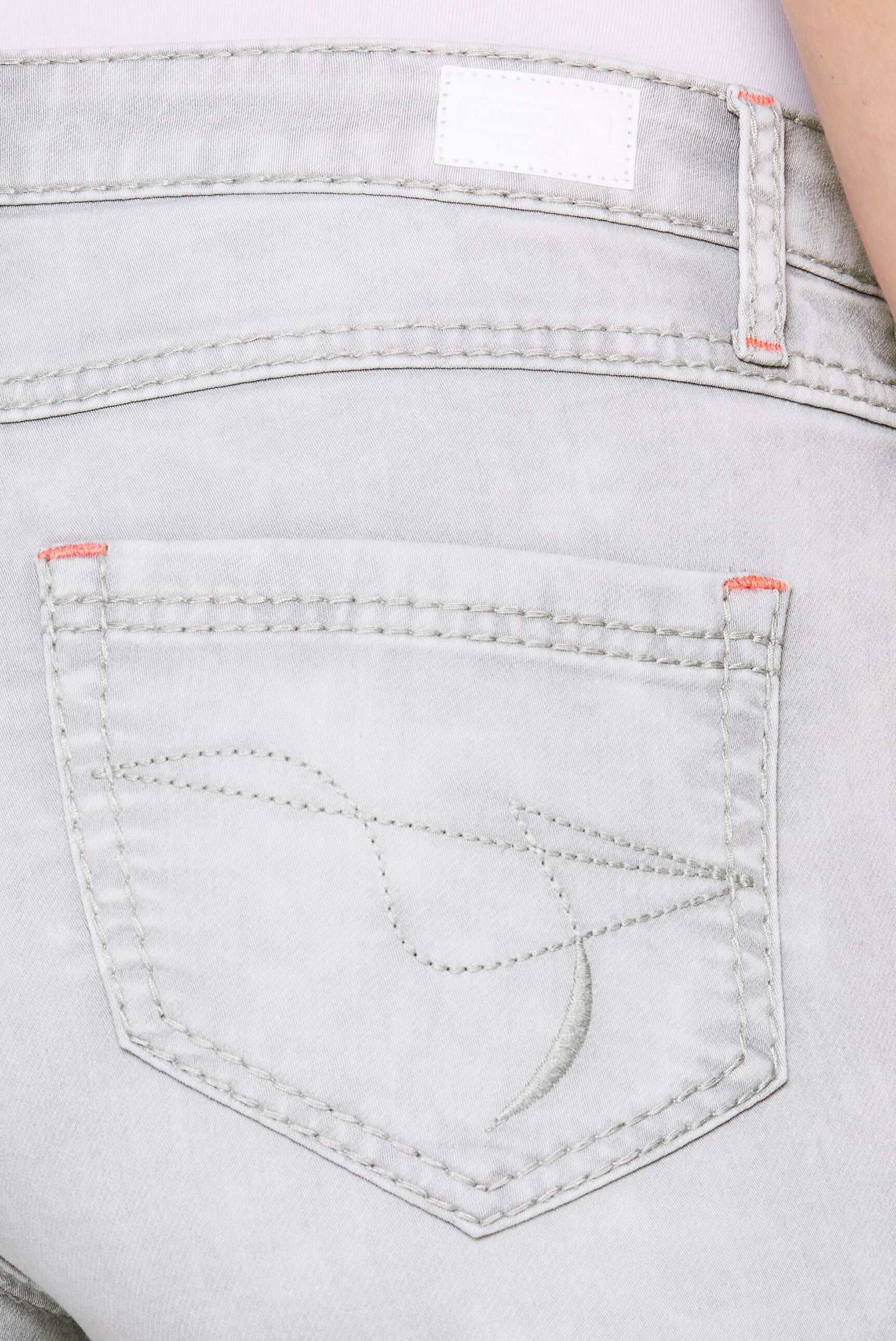 SOCCX Jeansshorts, mit Wording-Print