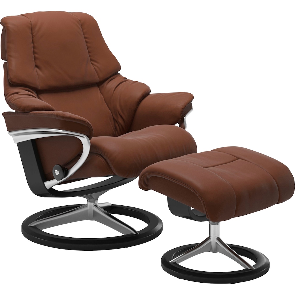 Stressless® Relaxsessel »Reno«, mit Signature Base, Größe S, M & L, Gestell Schwarz