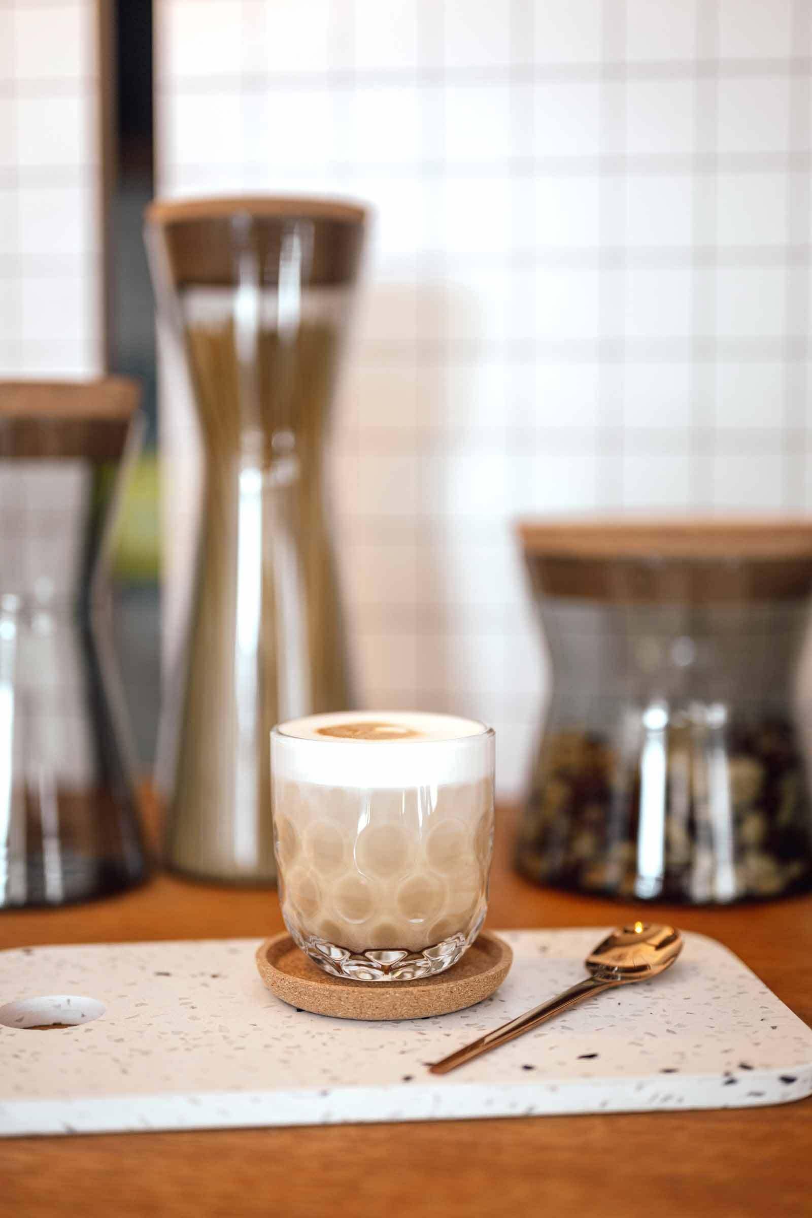 LEONARDO Latte-Macchiato-Glas »Kaffeegläser-Set (1/2/3) Gocce 220 ml 6er Set transparent«