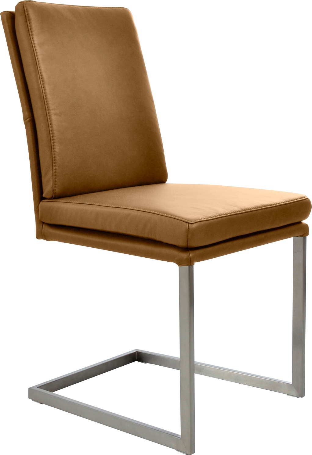 Thumbnail - K+W Komfort & Wohnen Freischwinger () stabiles Hochkantrohr, Untergestell in Edelstahloptik oder schwarz