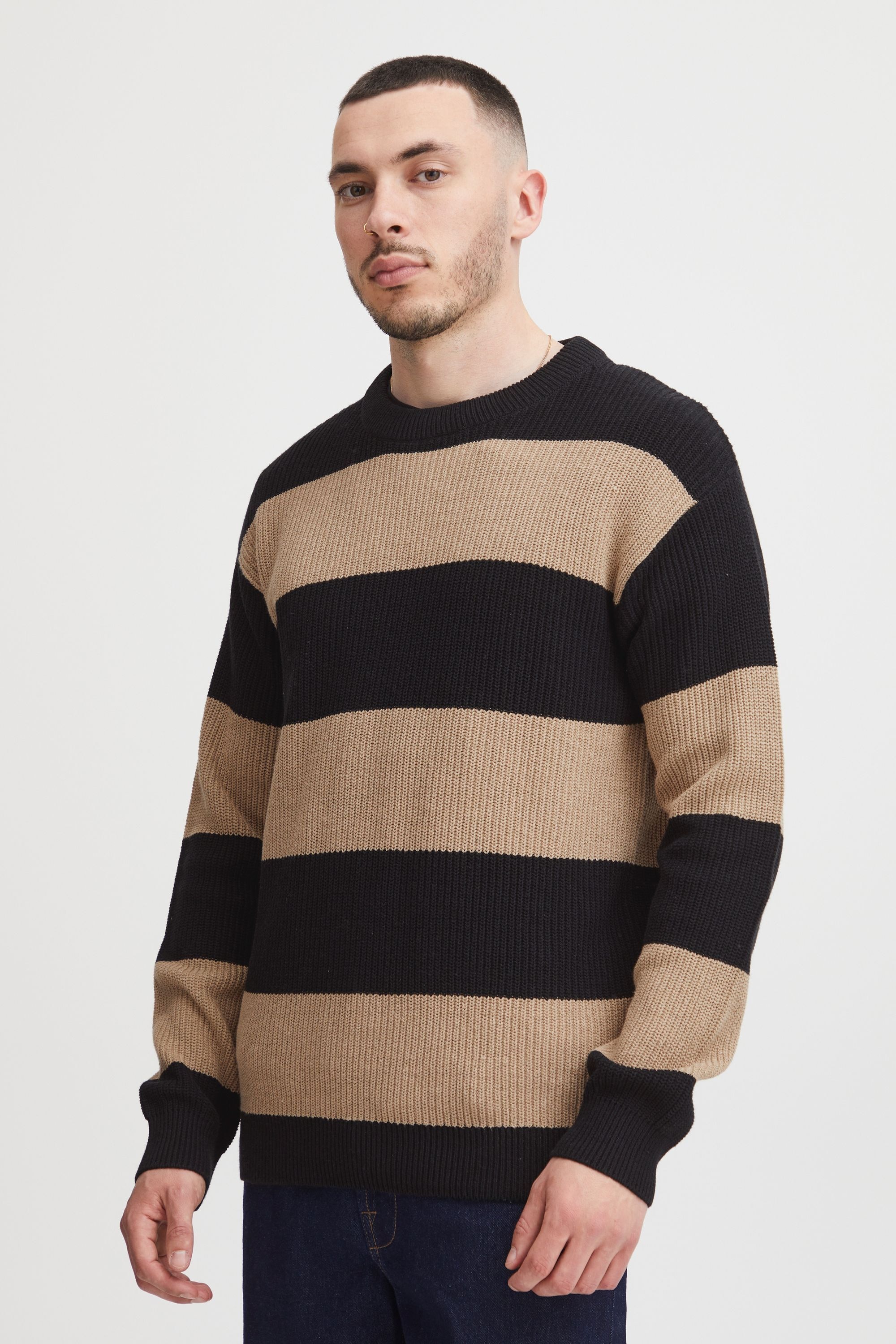 !Solid Strickfleece-Pullover »Strickpullover SDSergio«