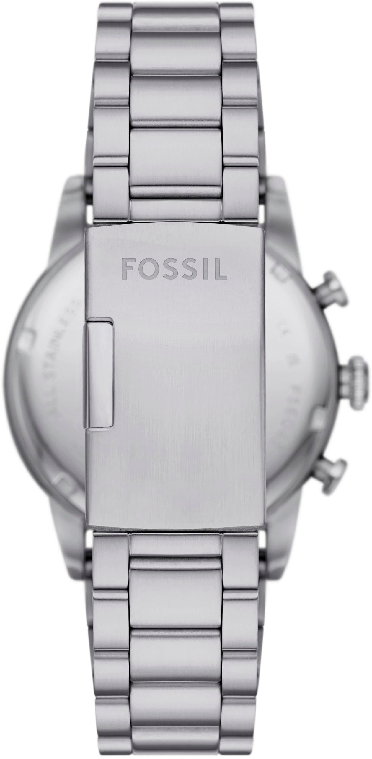 Fossil Chronograph »SPORT TOURER«, Quarzuhr, Armbanduhr, Herrenuhr, Stoppfunktion, Datum,Edelstahlarmband