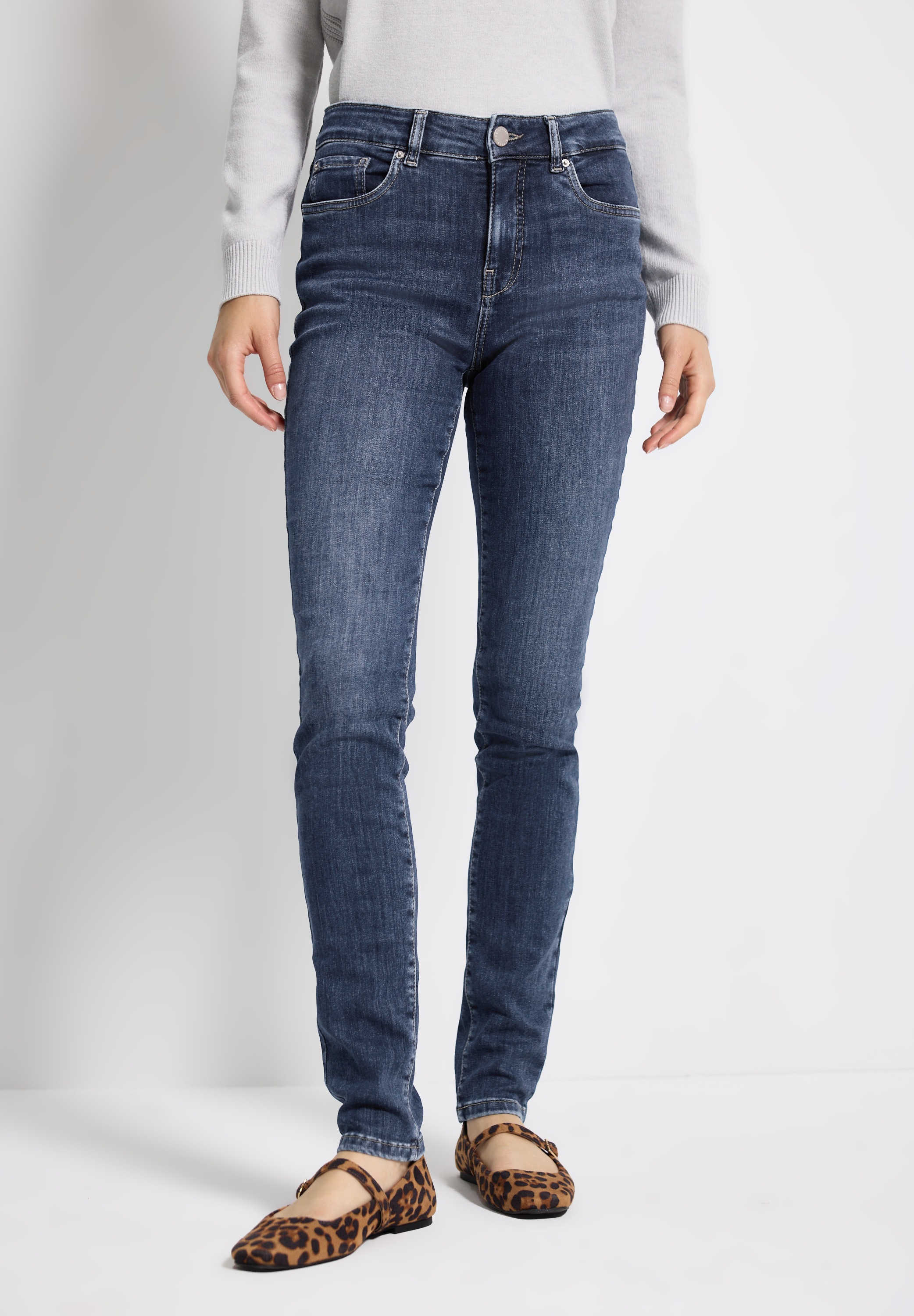 STREET ONE STUDIO Skinny-fit-Jeans, High Waist