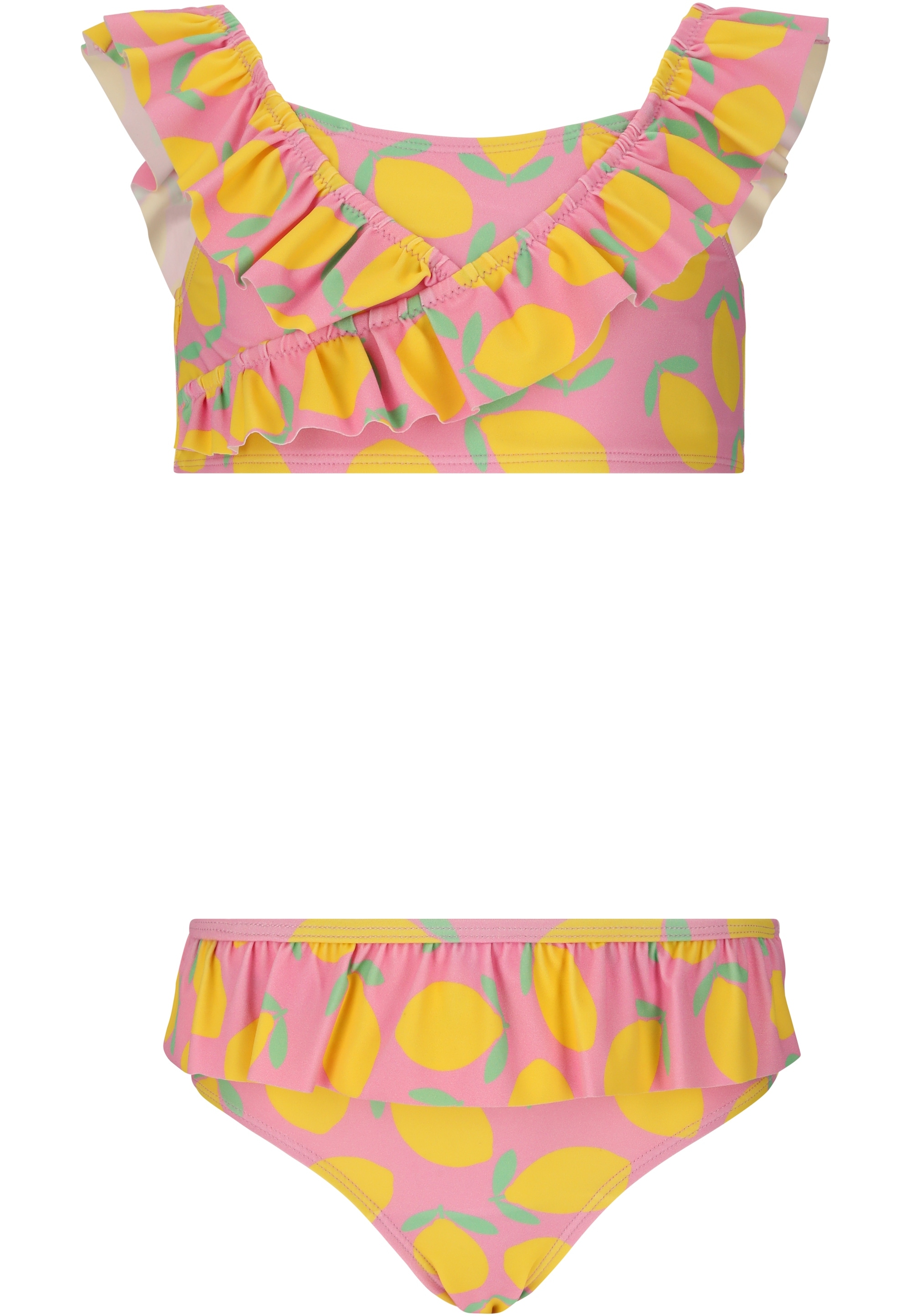 ZIGZAG Balconette-Bikini "Tropical" 1 Stk. mit stylischem Rüschendesign und Sonnenschutz