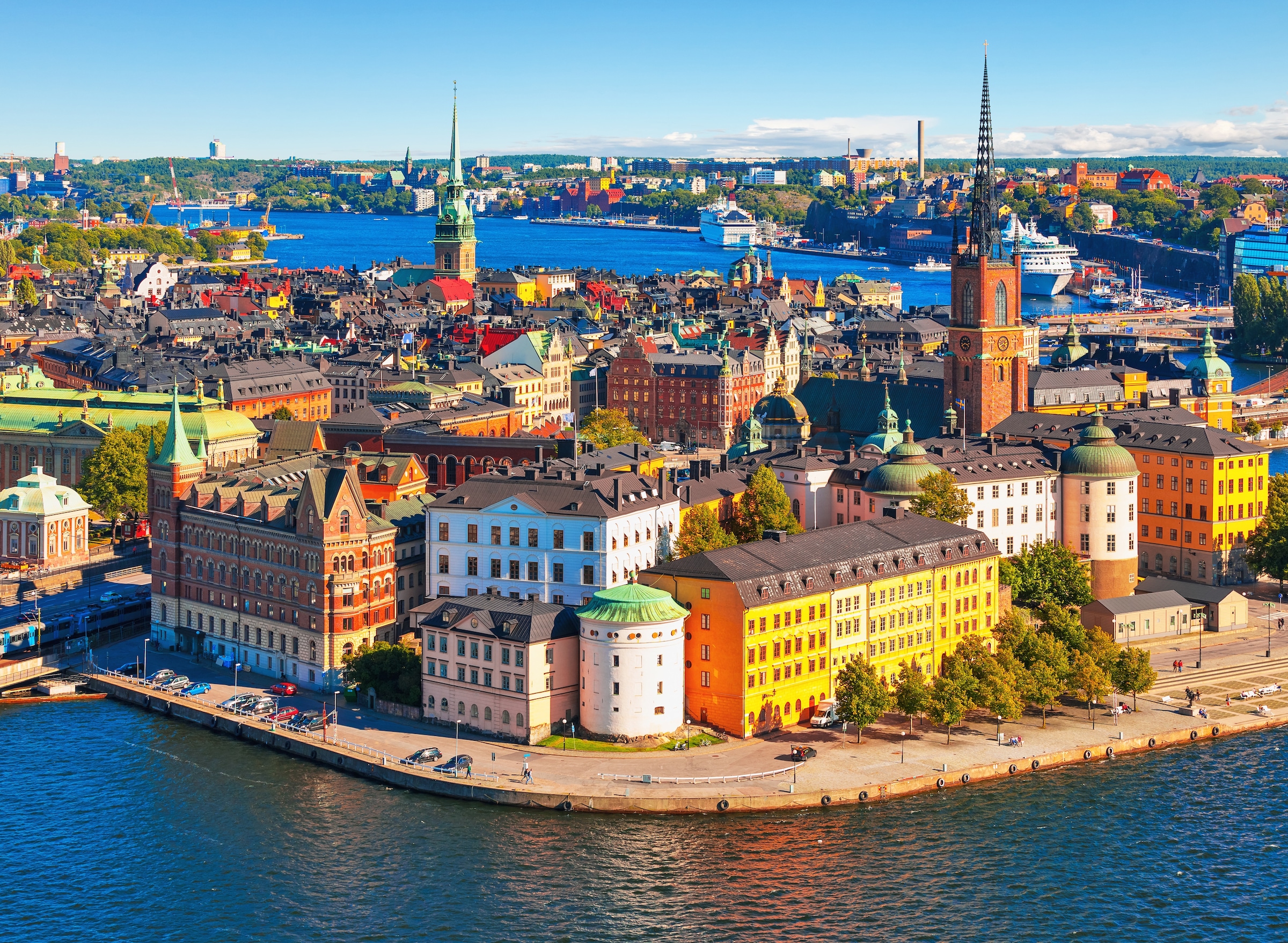 Papermoon Fototapete "Stockholm Old Town" glatt