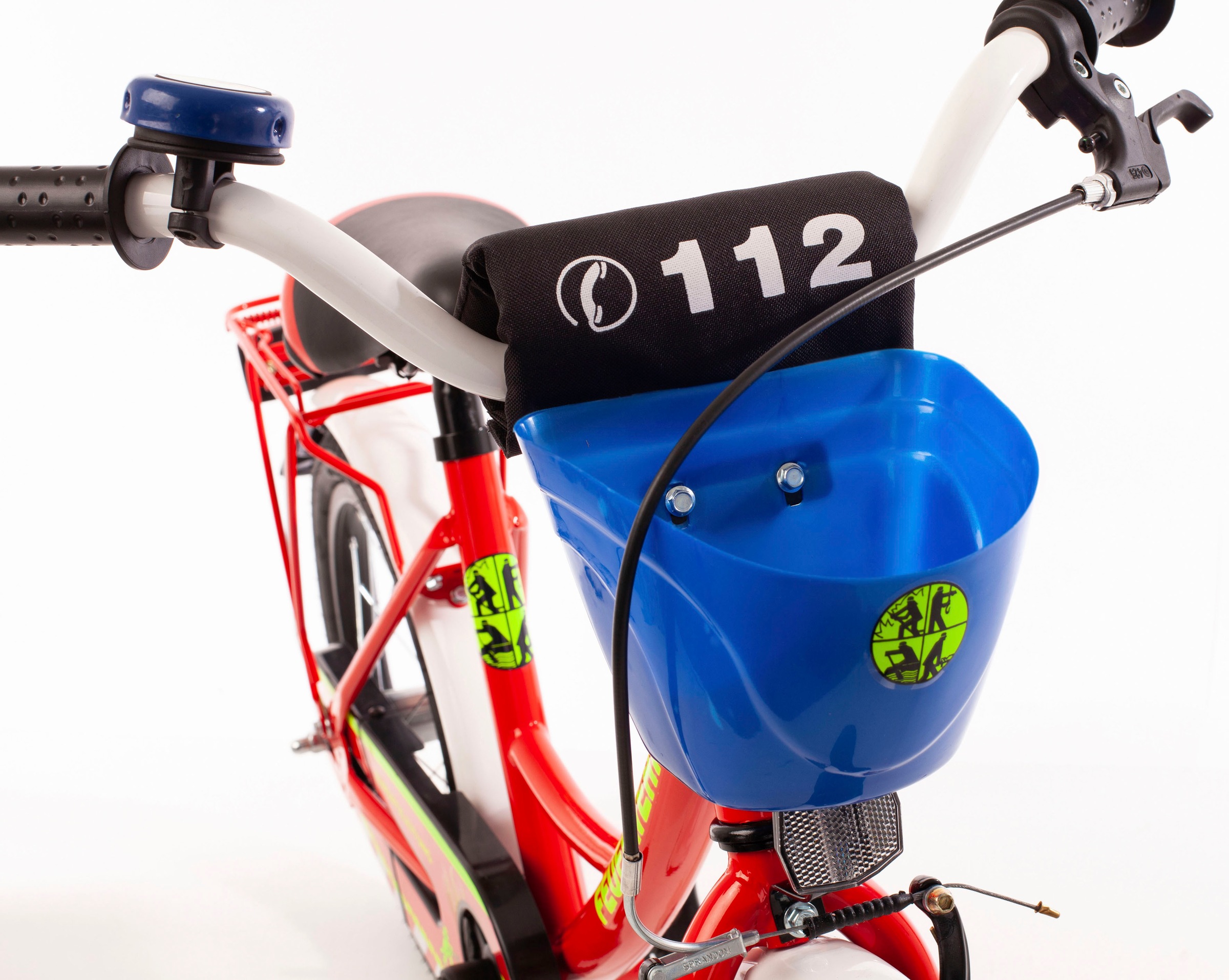 Bachtenkirch Kinderfahrrad »14" Feuerwehr«, 1 Gang, ohne Schaltung