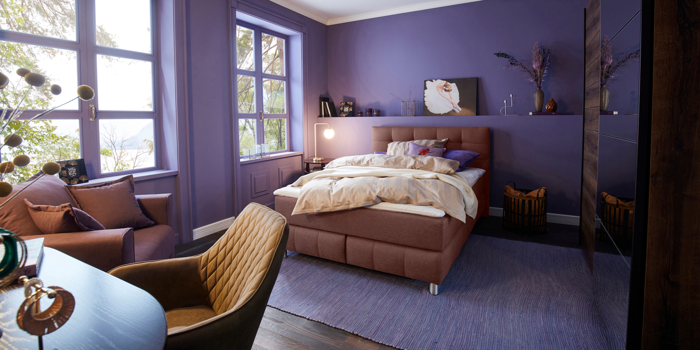 andas Boxspringbett »Salo«, incl. Topper, 6 Breiten, 2 Härtegrade, TFK auch in Härtegrad 4