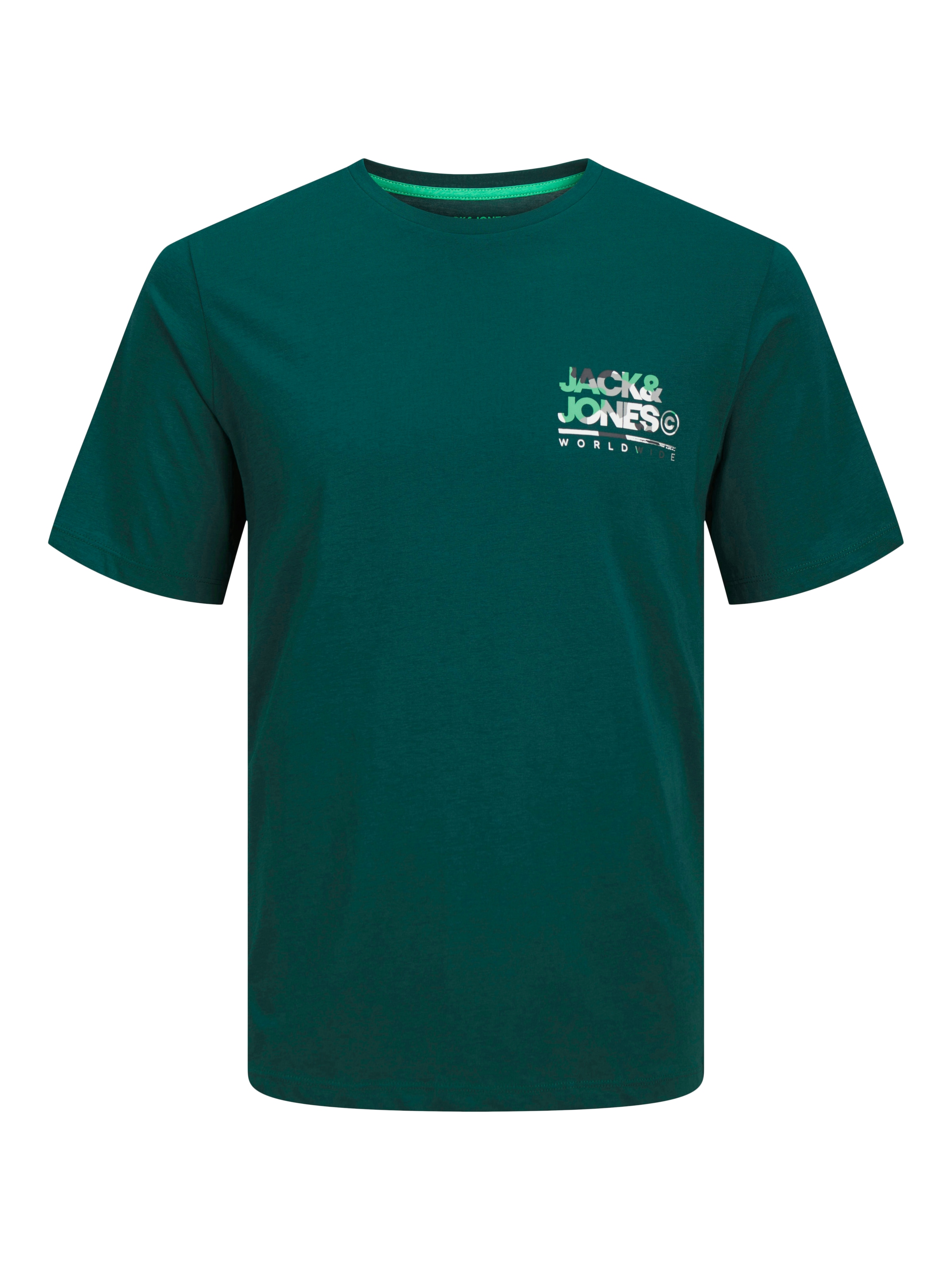 Jack & Jones Kurzarmshirt »JJLUKE TEE SS CREW NECK 5PK MP«, (Packung, 5 tlg.)