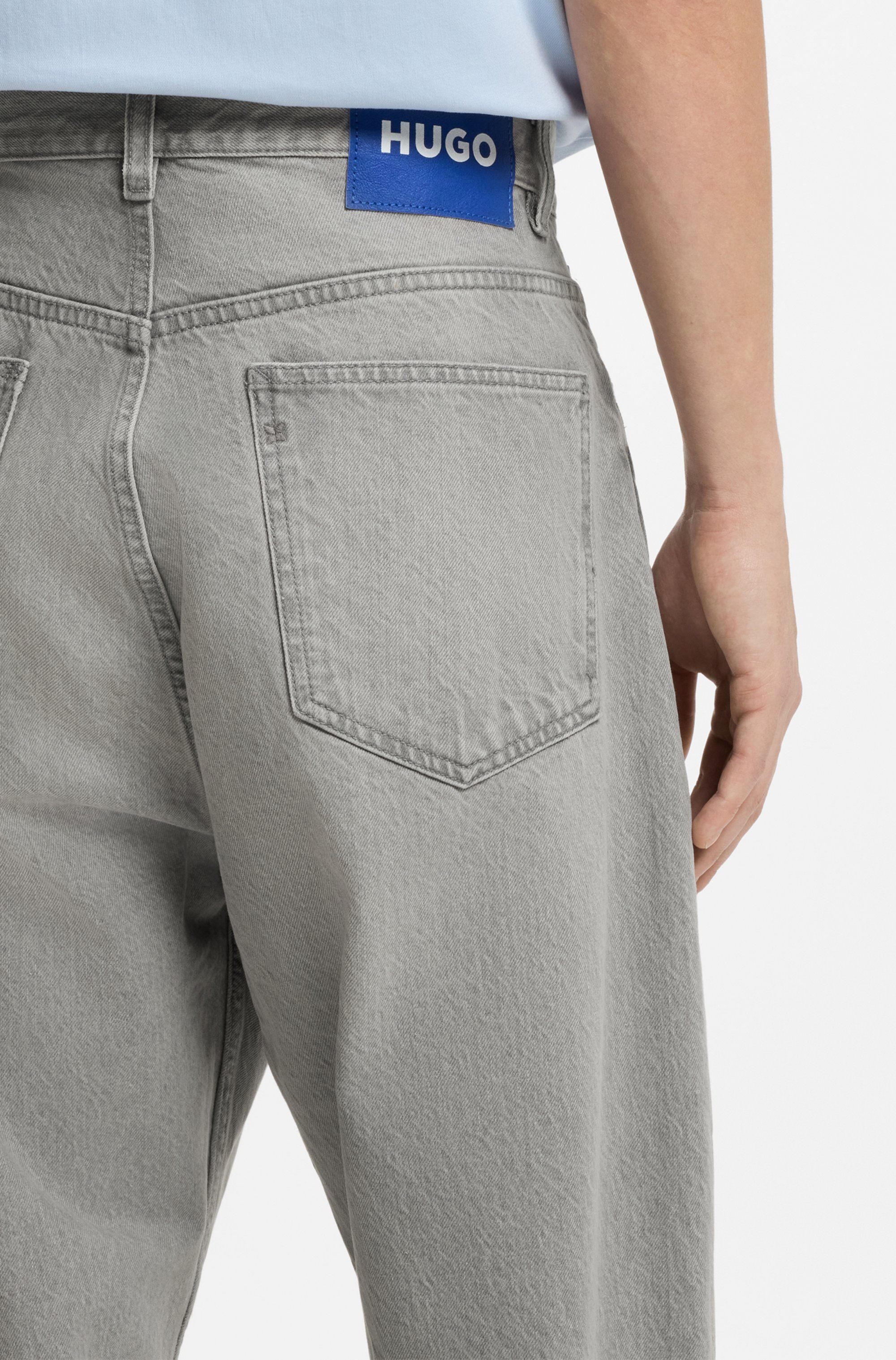 HUGO Blue 5-Pocket-Jeans "Nate" Baggy Fit, mittlere Leibhöhe günstig online kaufen