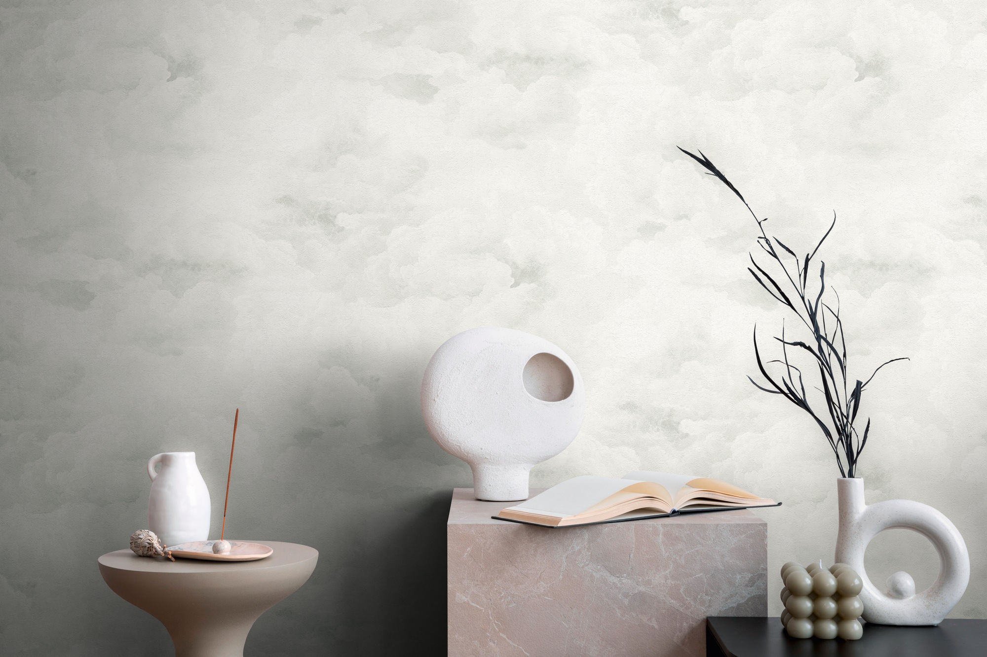 living walls Vliestapete "Michalsky 6 Himmel-Tapete Mustertapete mit Wolken Wolken" matt strukturiert Vliestapete Himmeltapete für Schlafzimmer Küche Wohnzimmer Wolken Flur